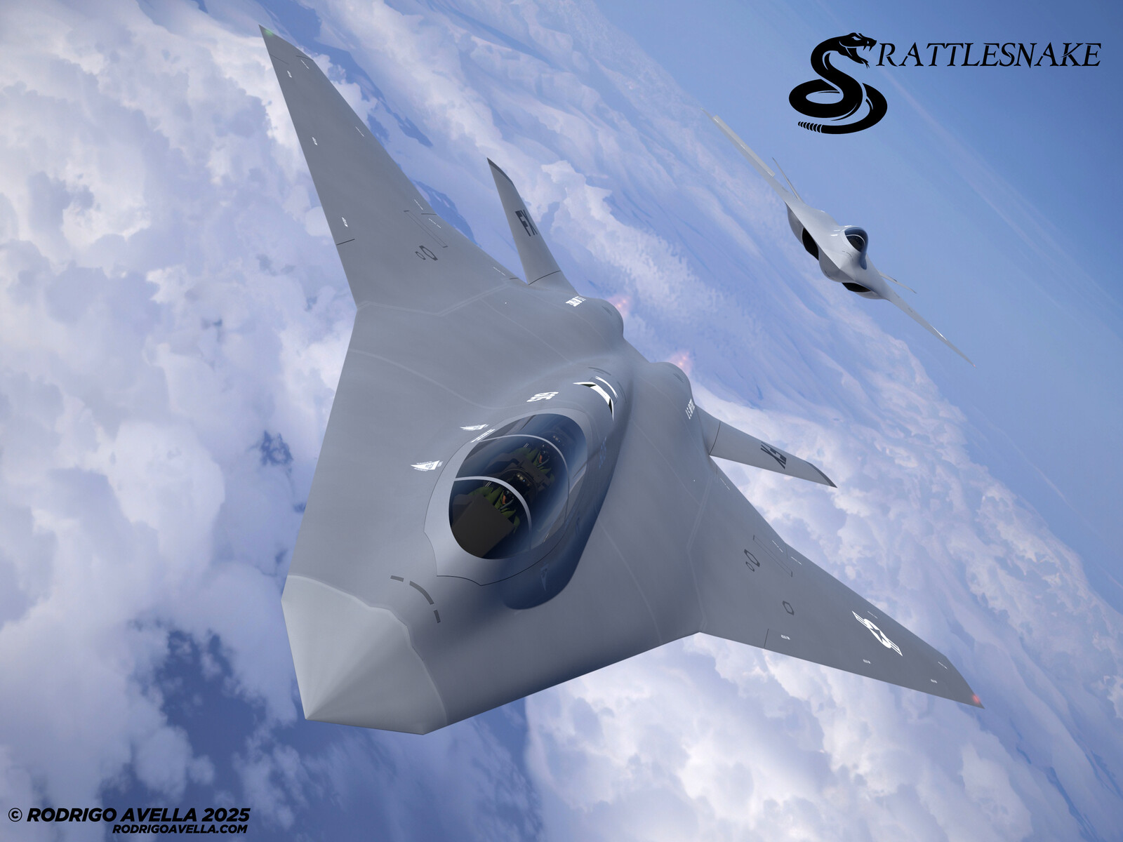 Rattlesnake - Sixth generation attack/fighter concept