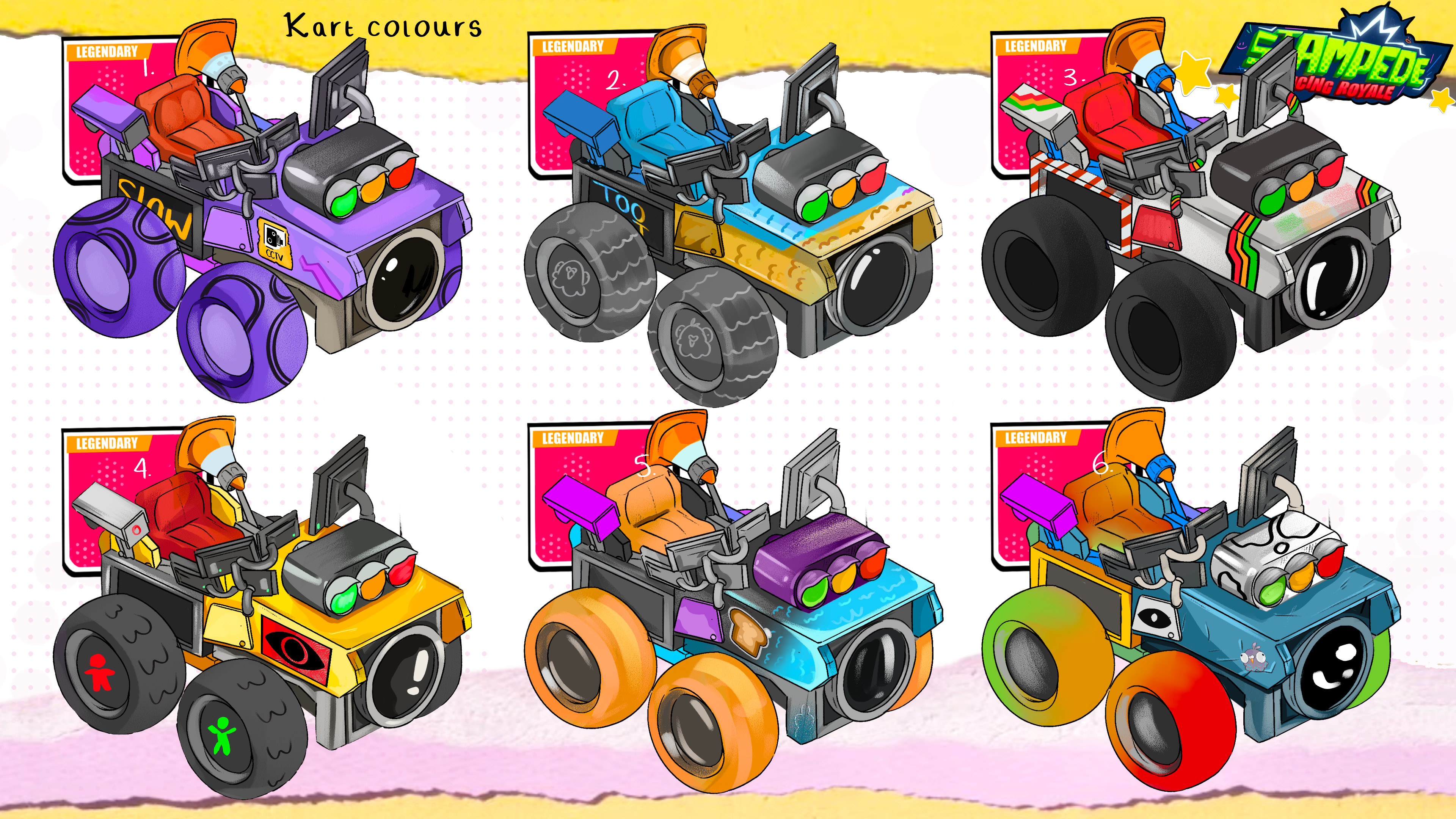 Colour variants!