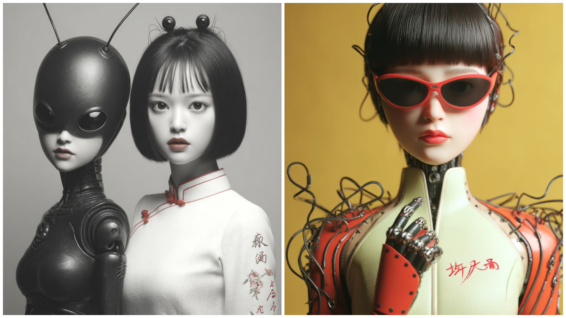 Isabelle „„ - 400 CYBER-BIO ALIEN â FUTURISTIC FASHION PORTRAIT