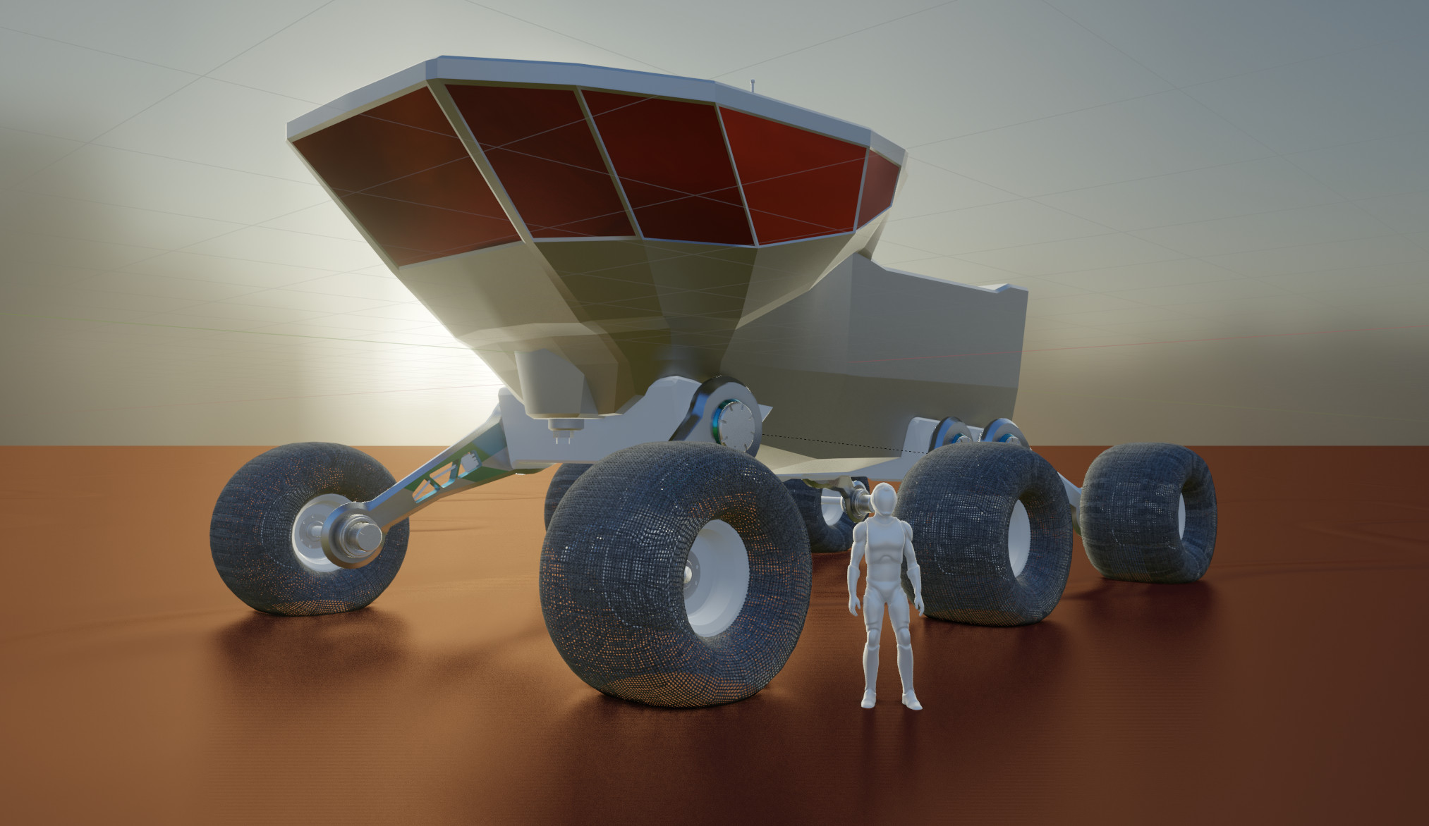 V1 Rover Blender render
