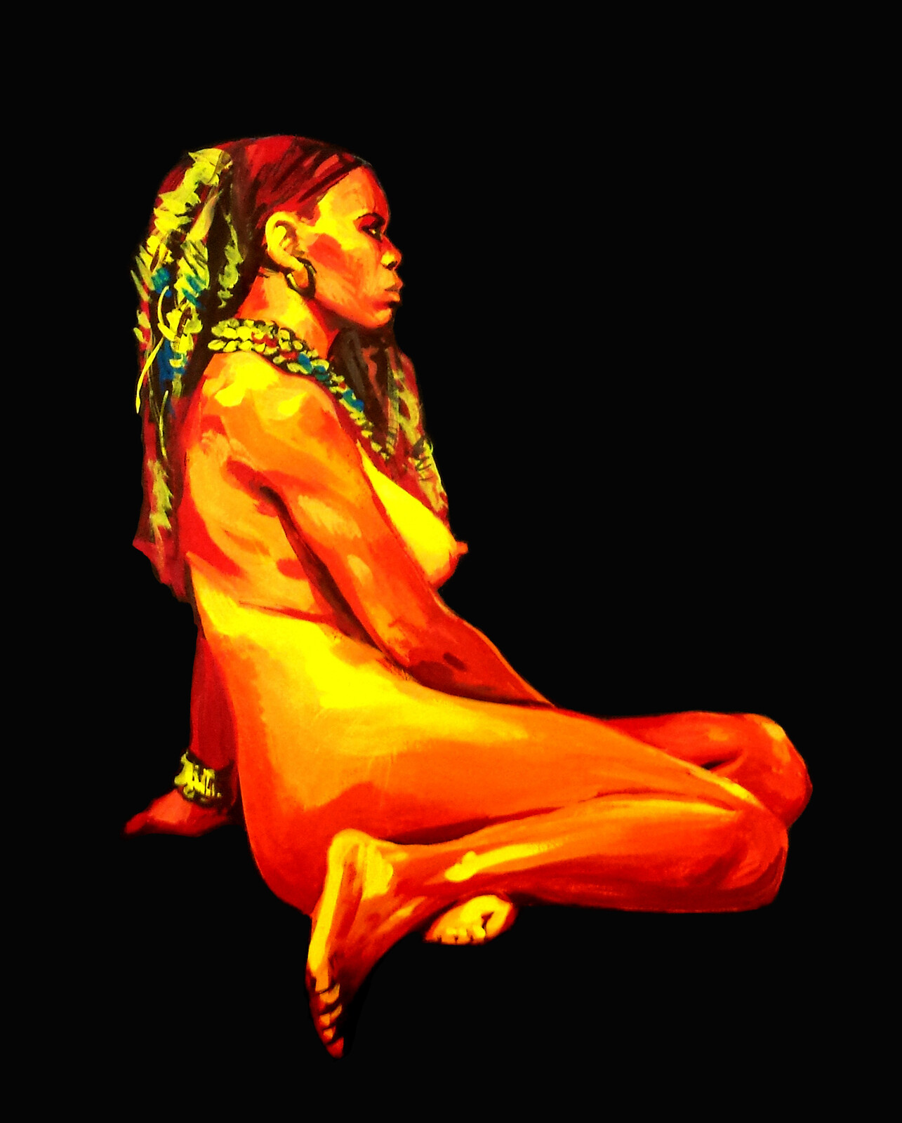 Figure Sudy 2018 (gouache)