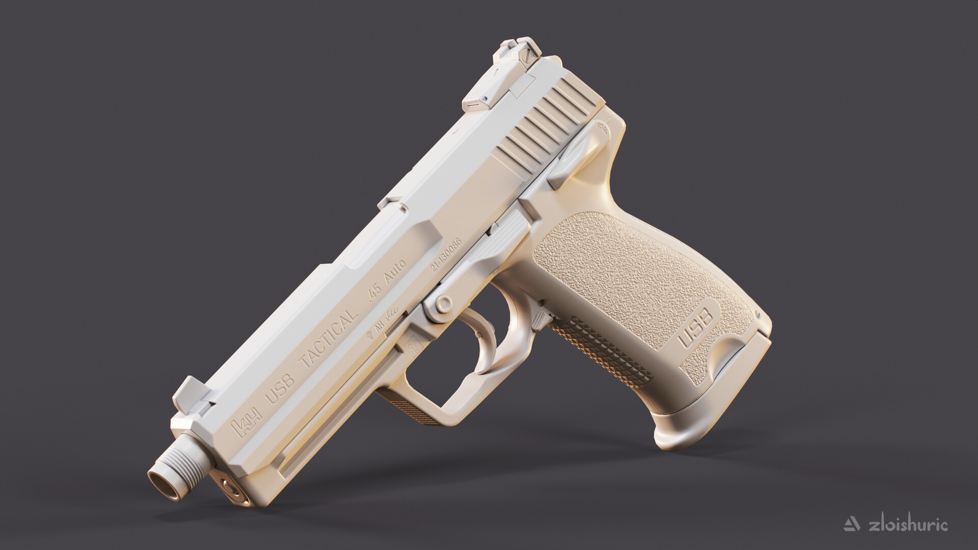 ArtStation - HK USP Homage Pistol