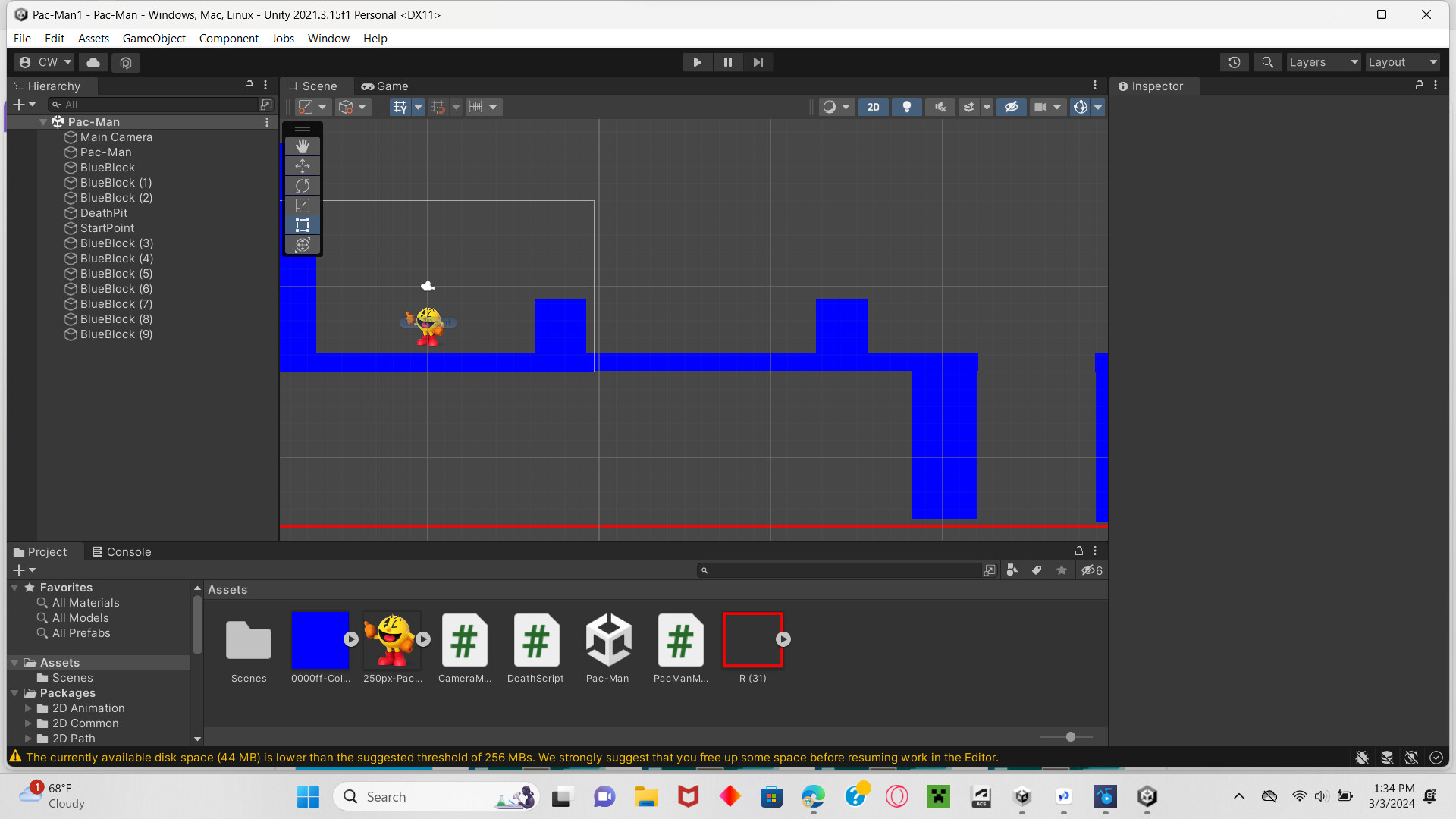 ArtStation - Pac-Man Game - Unity