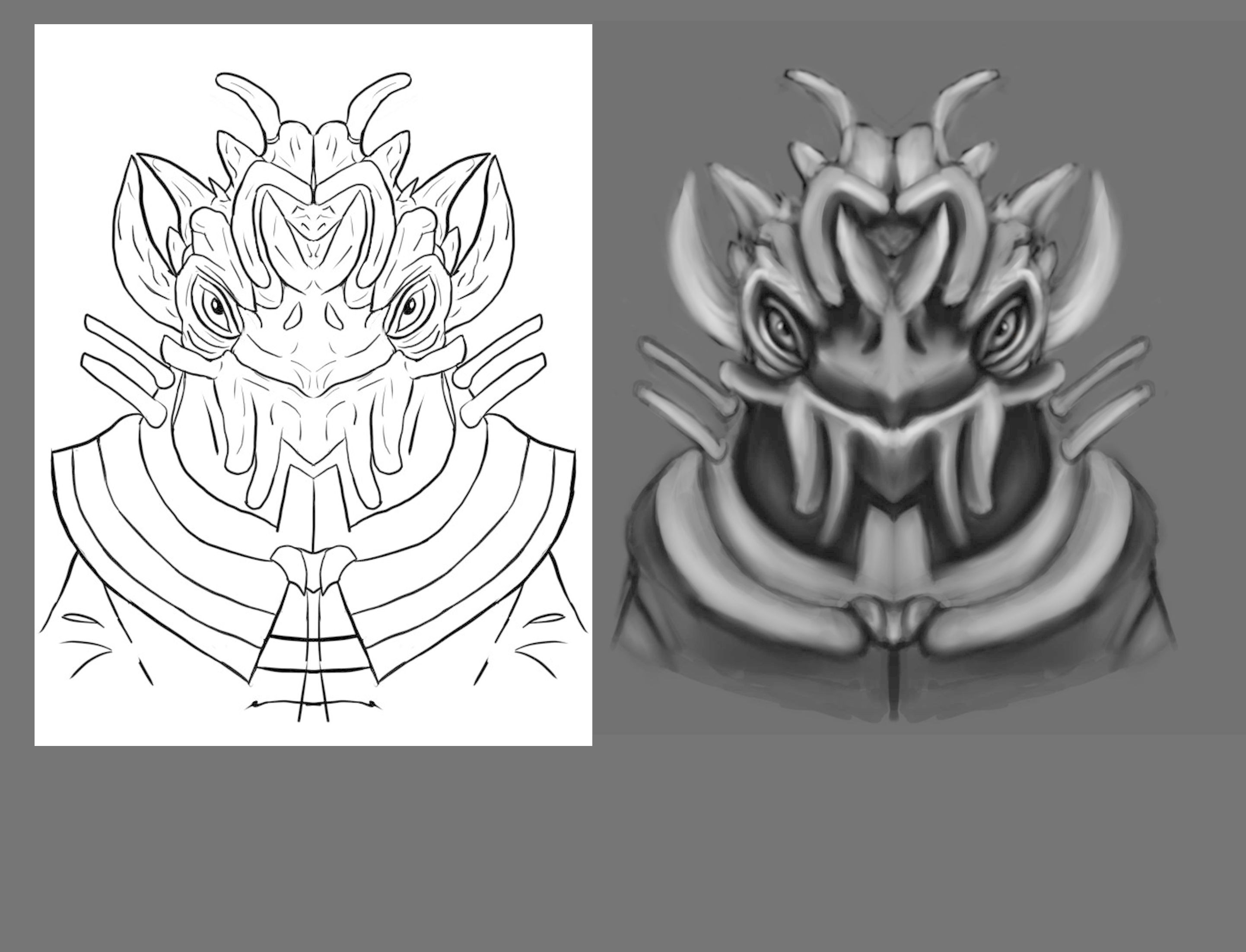 Final Concept Drawing and Value