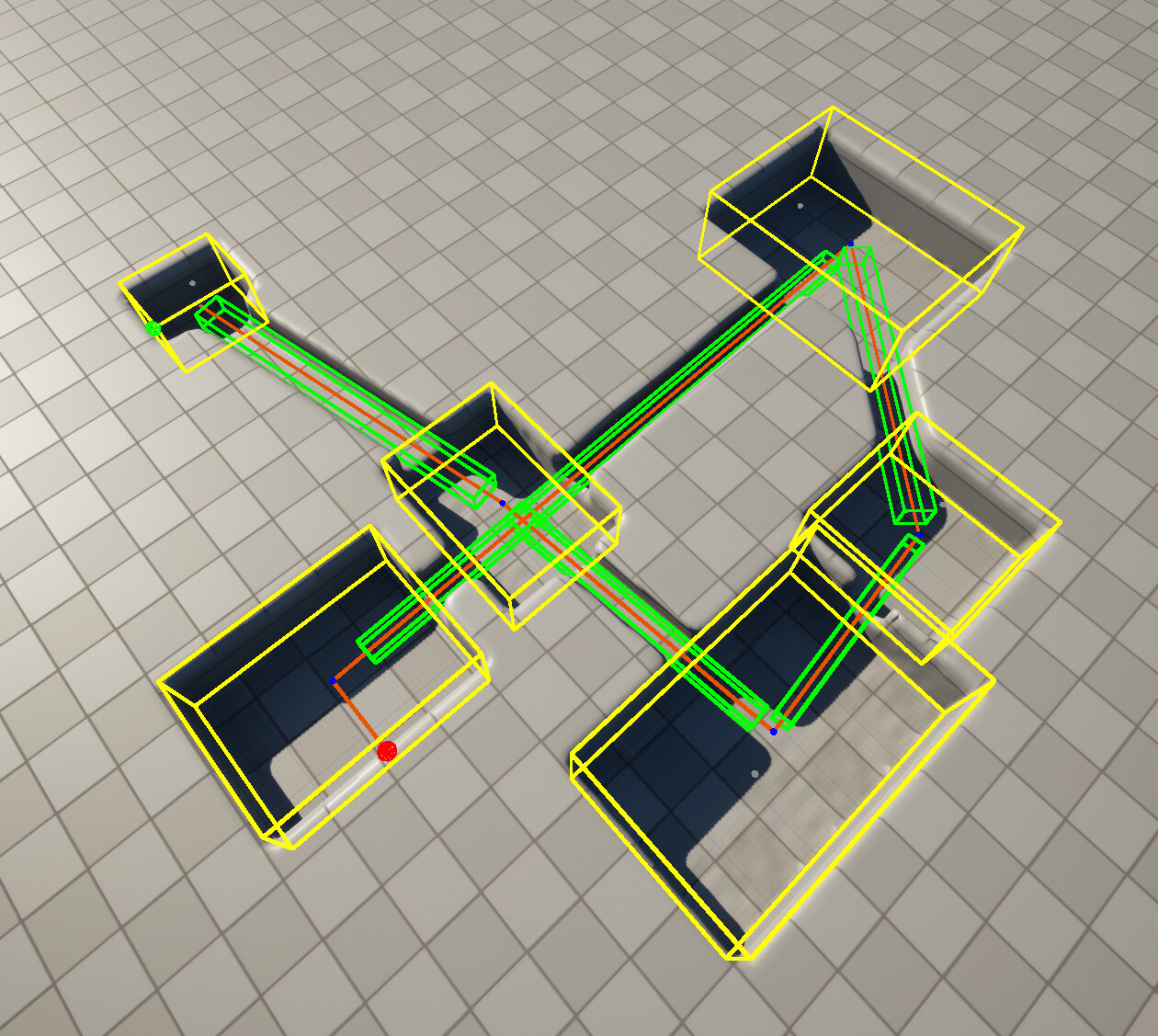 I used Voxel Plugin to perform a boolean operation on a voxel landscape