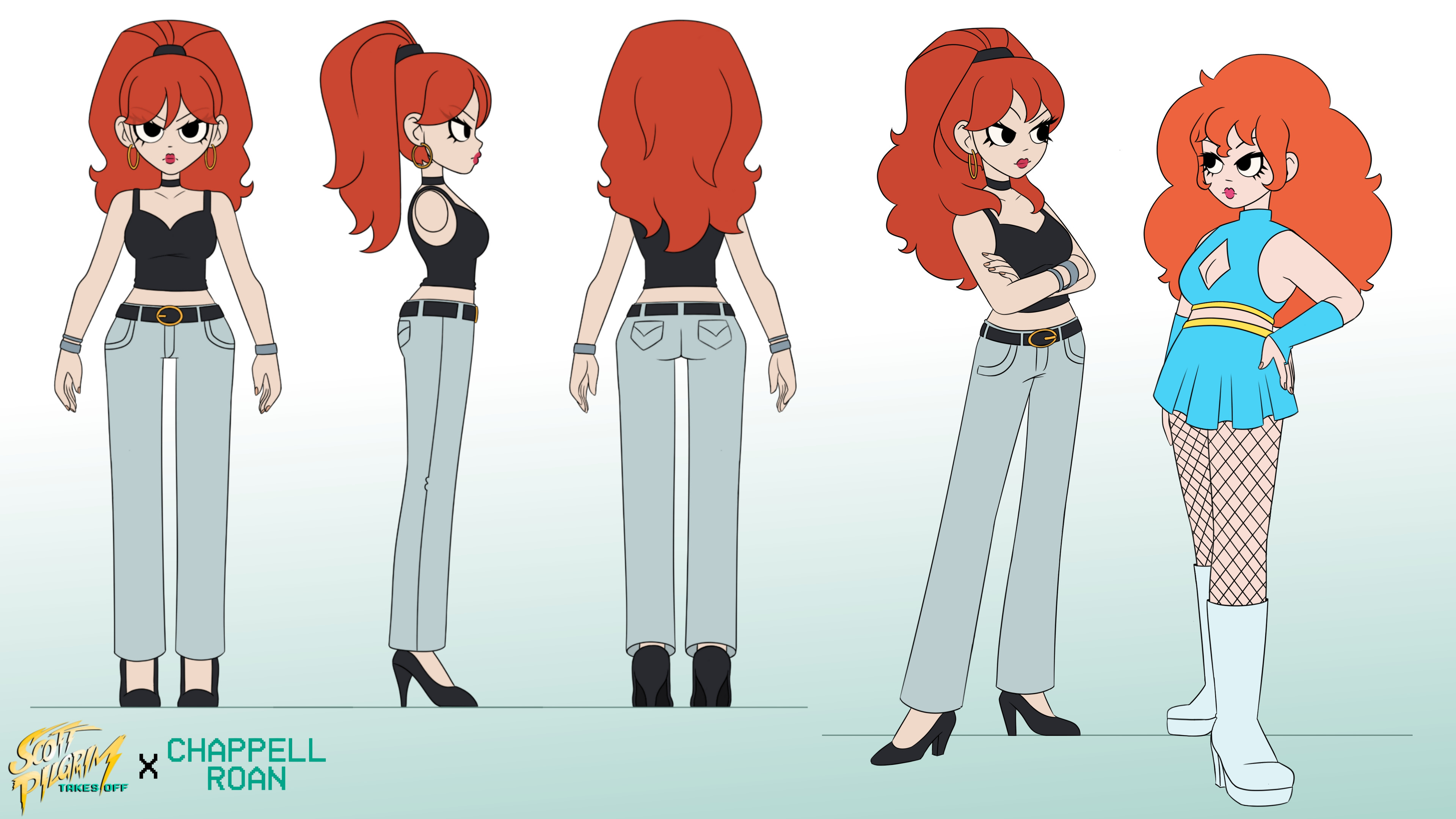 Chappell Roan x Scott Pilgrim Takes Off Envy Adams Style Study