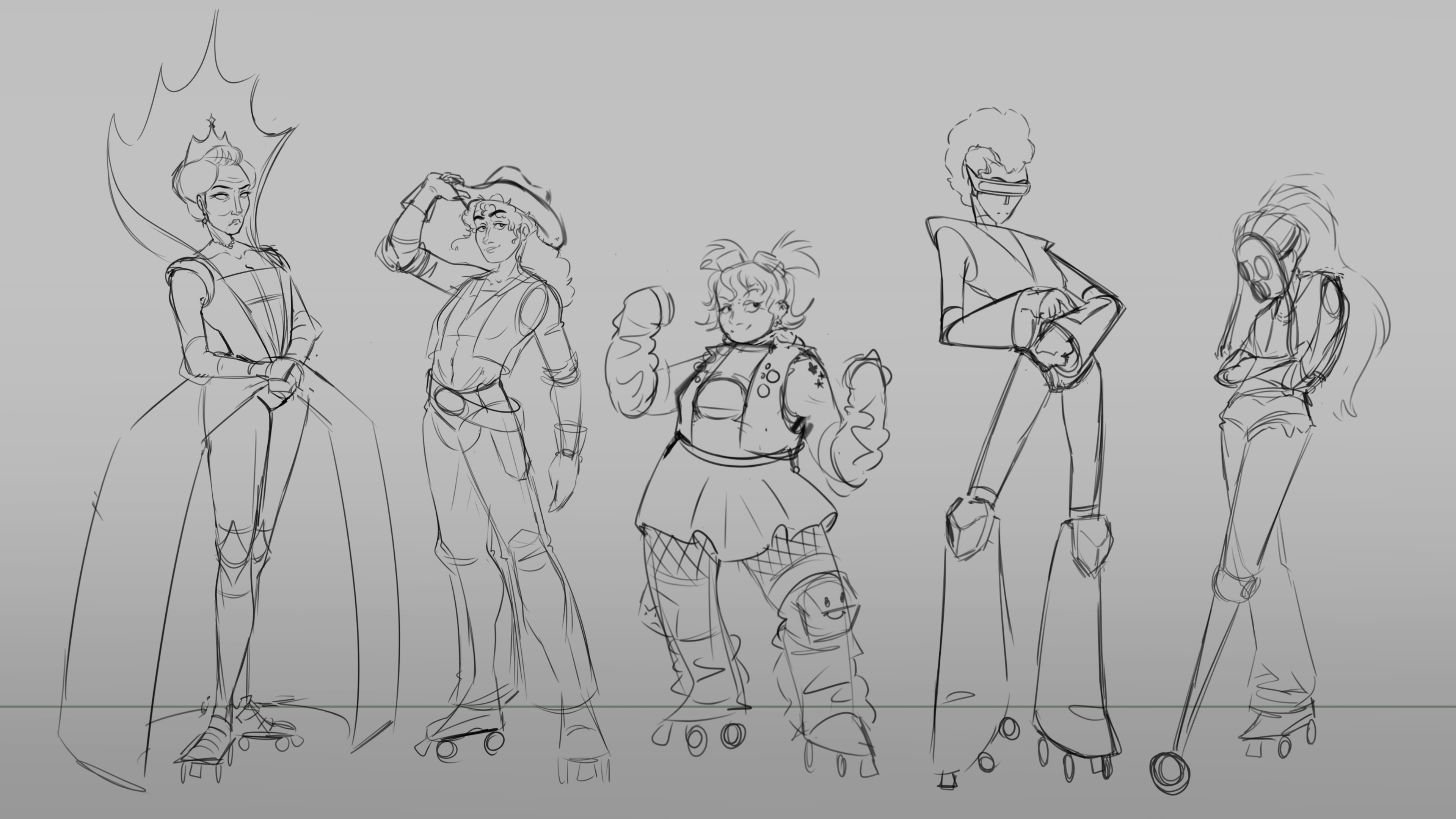 Regular Outfit Sketches