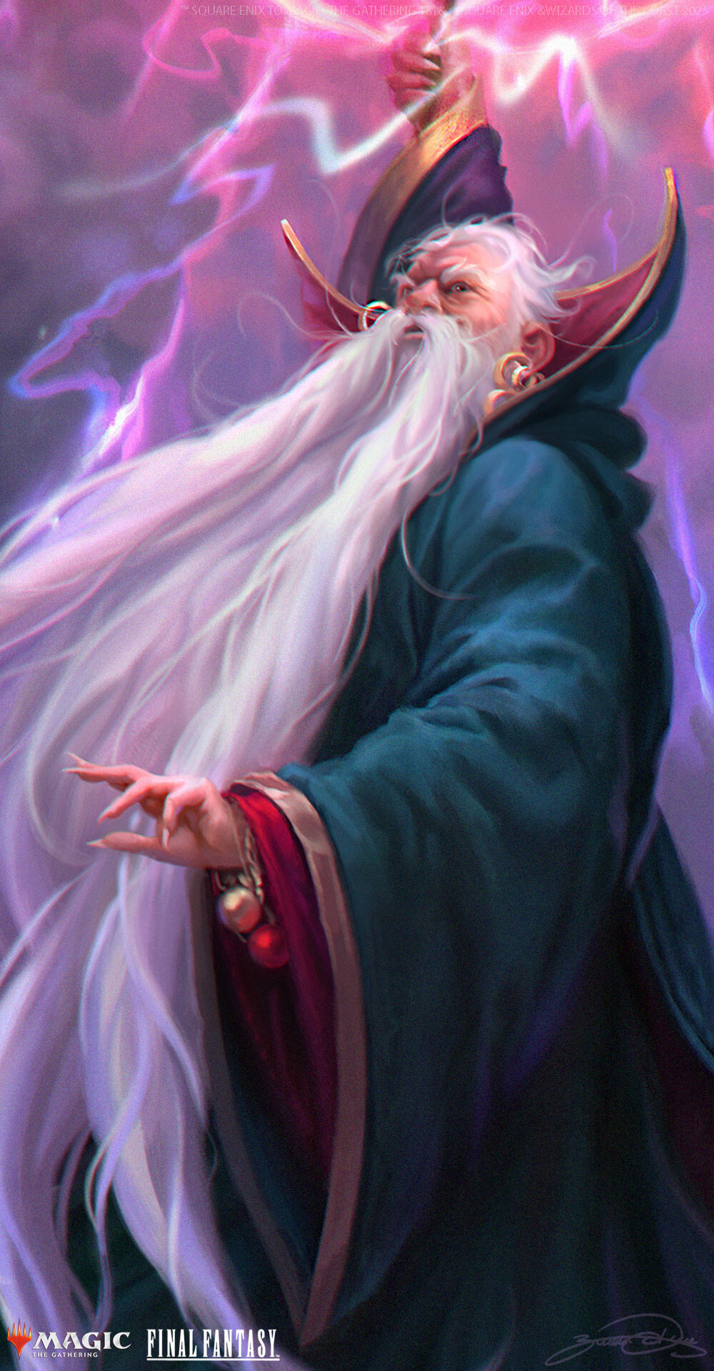 ArtStation - MTG x FINAL FANTASY - Summon: Esper Ramuh