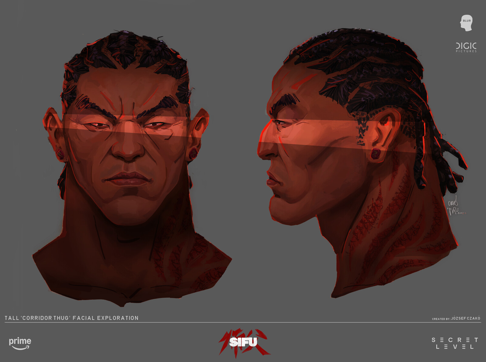 SIFU-Thug character painting II
