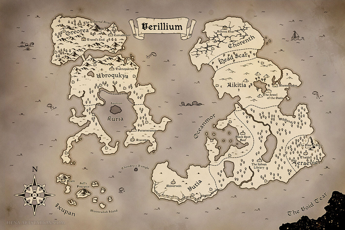 Map Art: Verillium