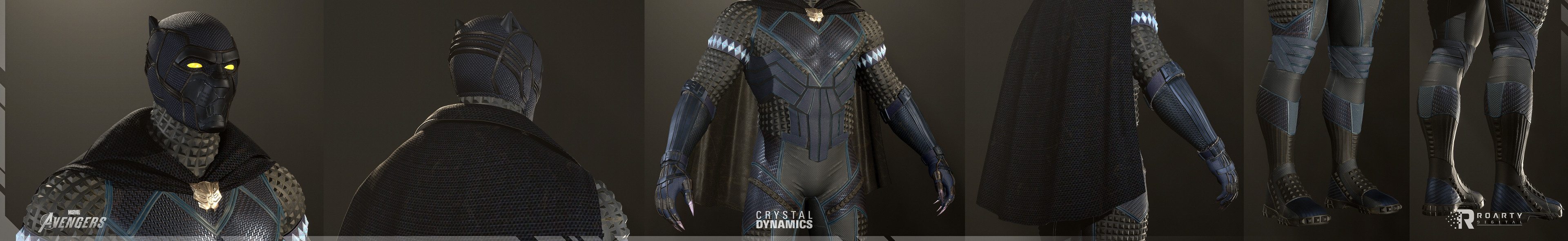 I worked on the HP for torso, arms and legs, I had to re-do these areas from a model from another artist. I also built the LP/UV/Bakes/Textures/Surface and engine integration for this character.