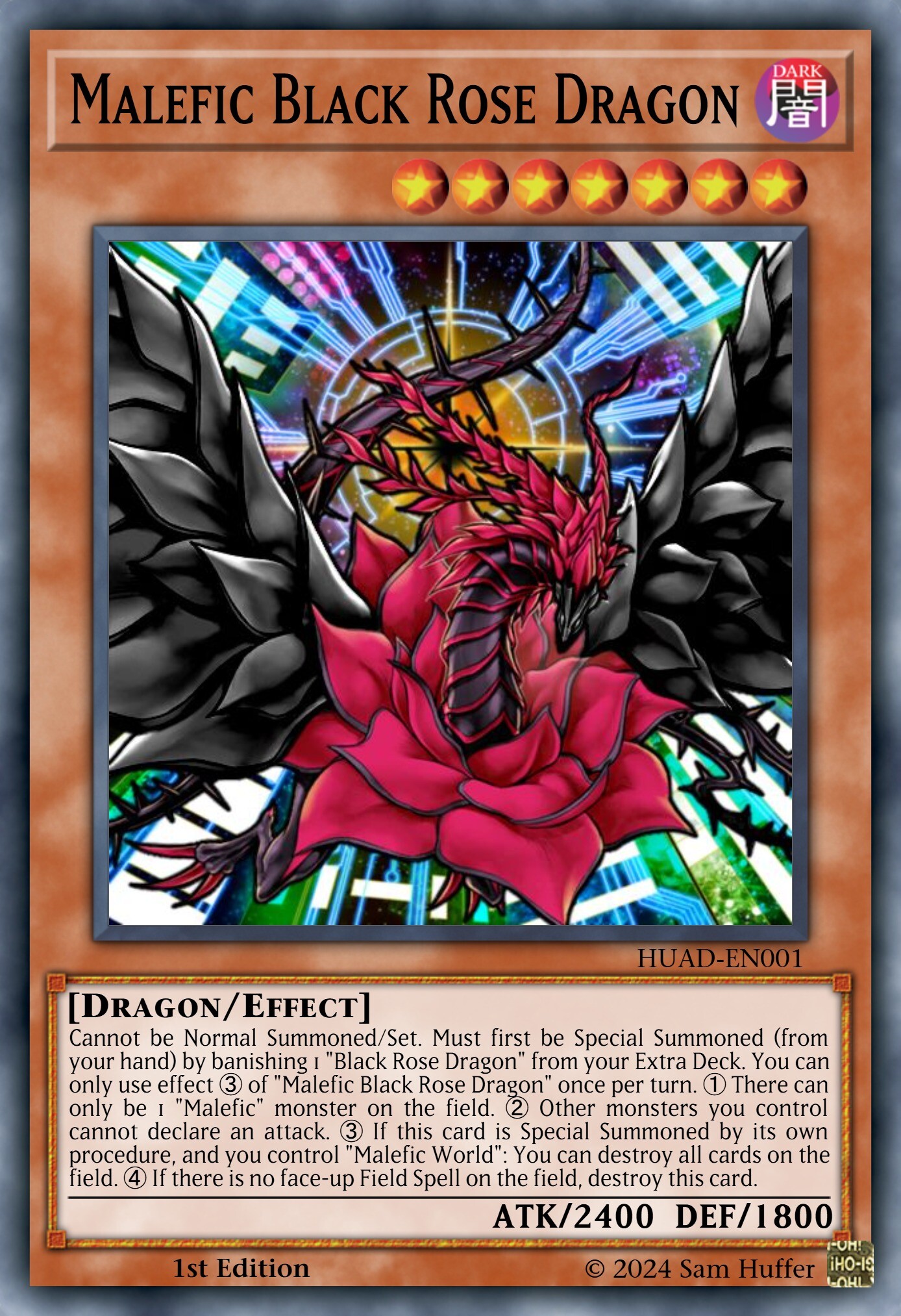 ArtStation - Malefic Black Rose Dragon (Custom Yu-Gi-Oh! Card) ArtStation - Malefic Black Rose Dragon (Custom Yu-Gi-Oh! Card)