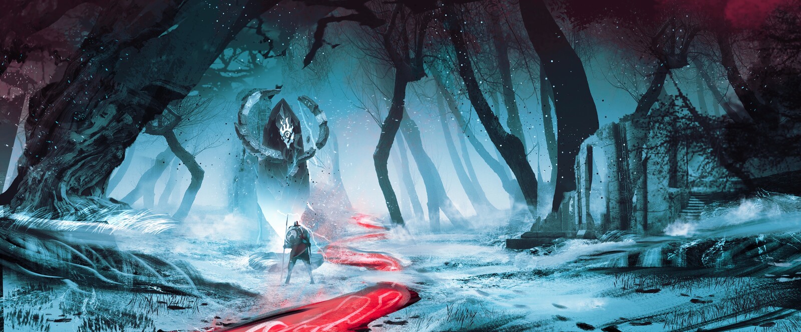 Blood Vein River Stonewake  Concept Art Enviromental