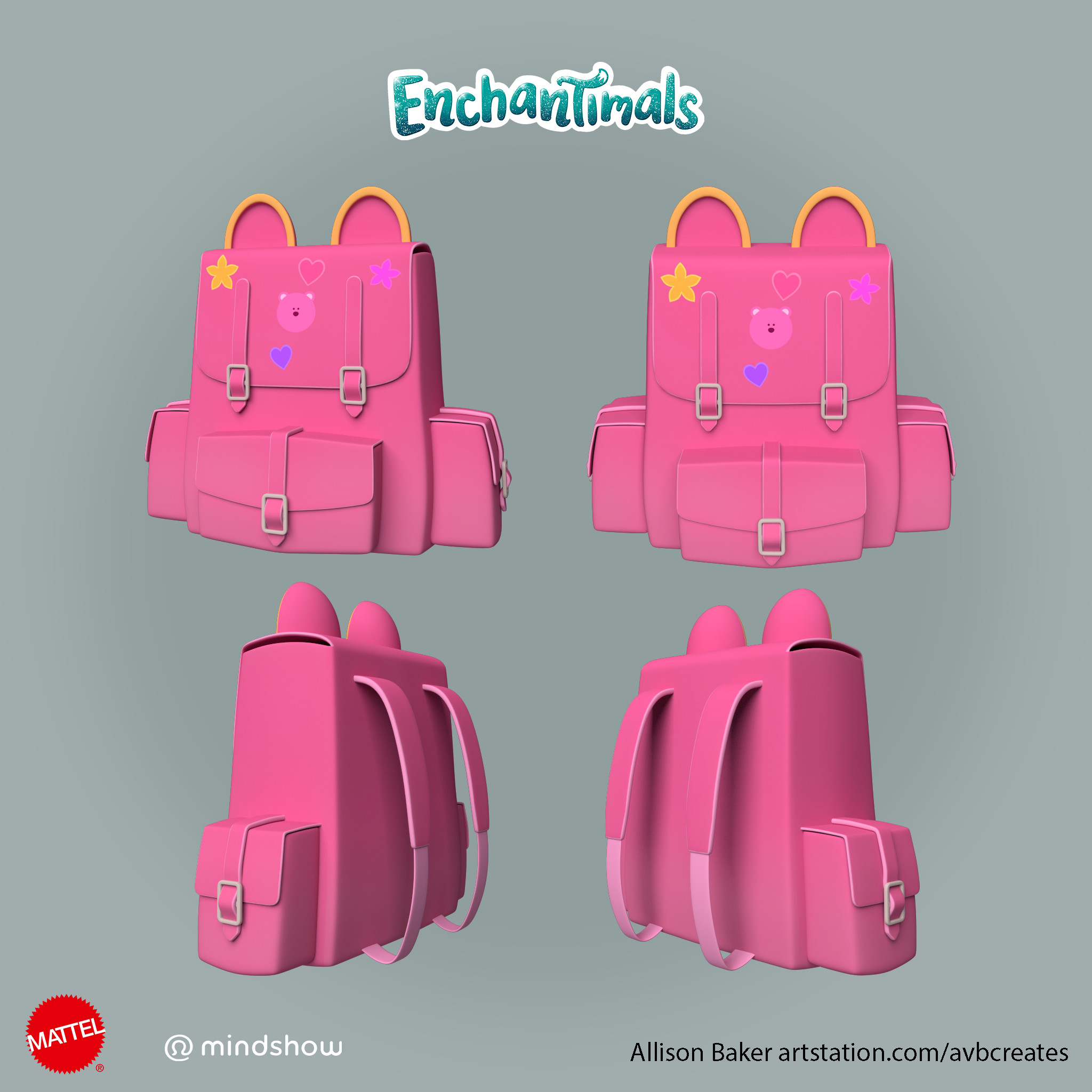 Bridger's Backpack. Model and lookdev by me. Patch graphics by Marc Brownlow.