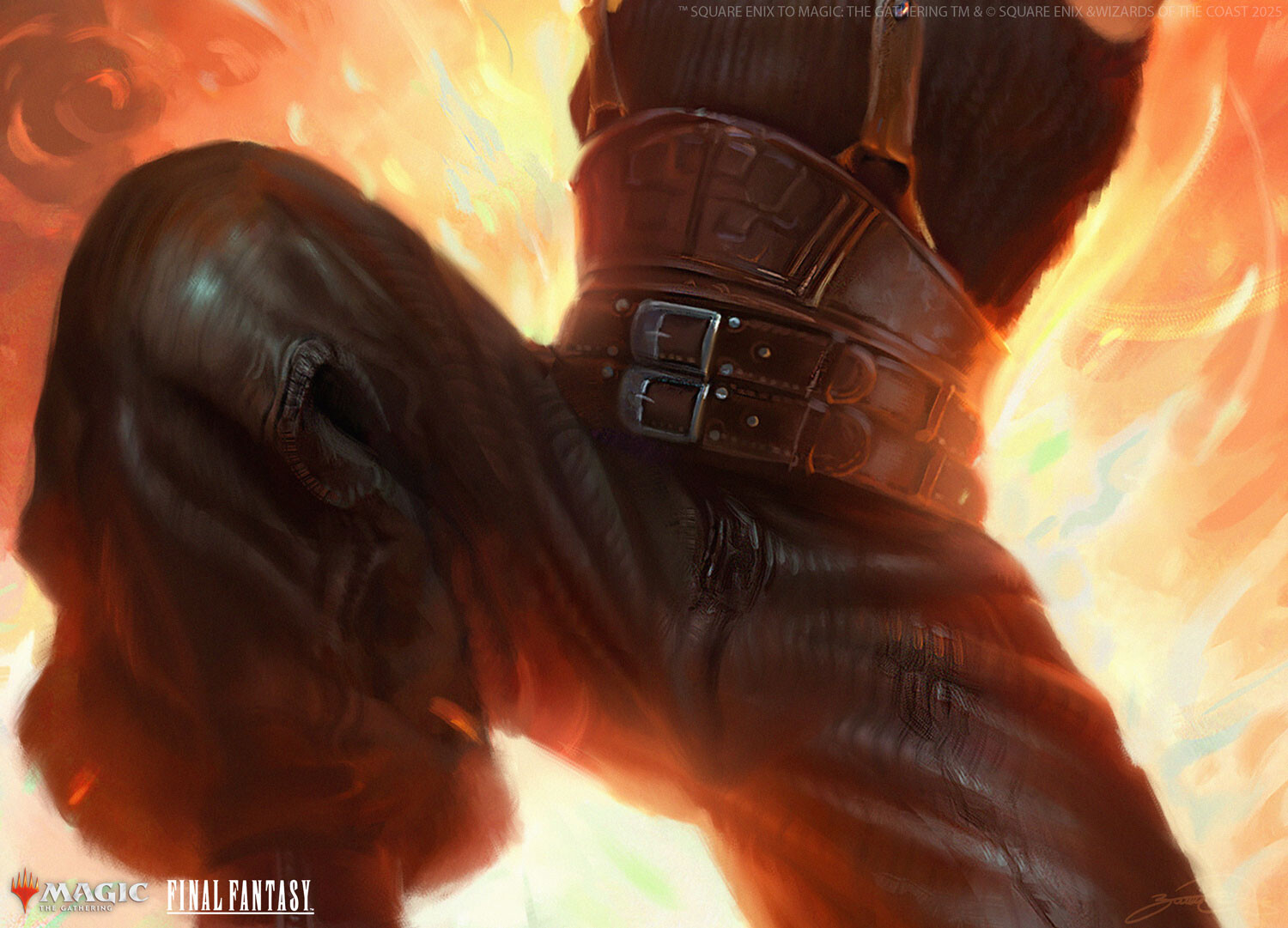 ArtStation - MTG x FINAL FANTASY - Cloud, Ex-SOLDIER