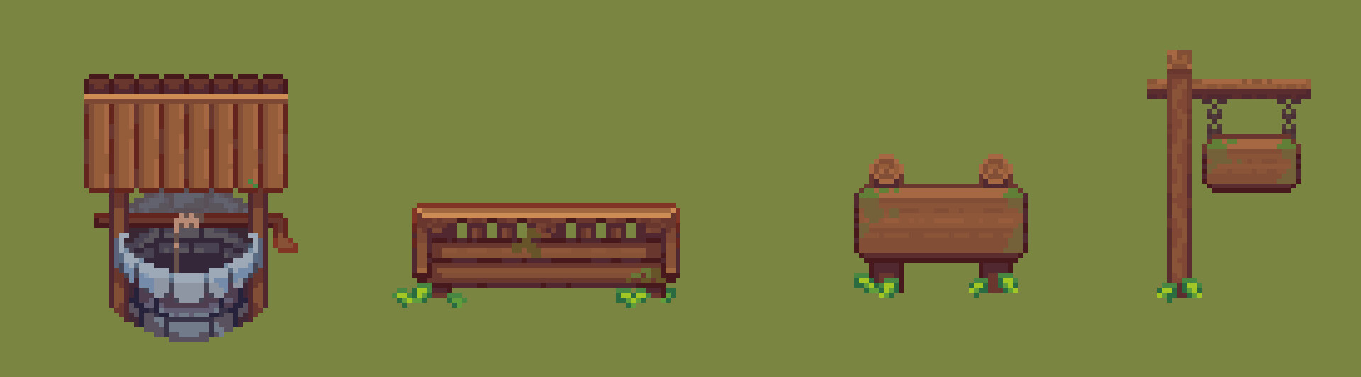 ArtStation - Set of rustic props