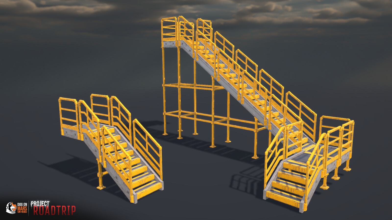 Modular walkways and stairs