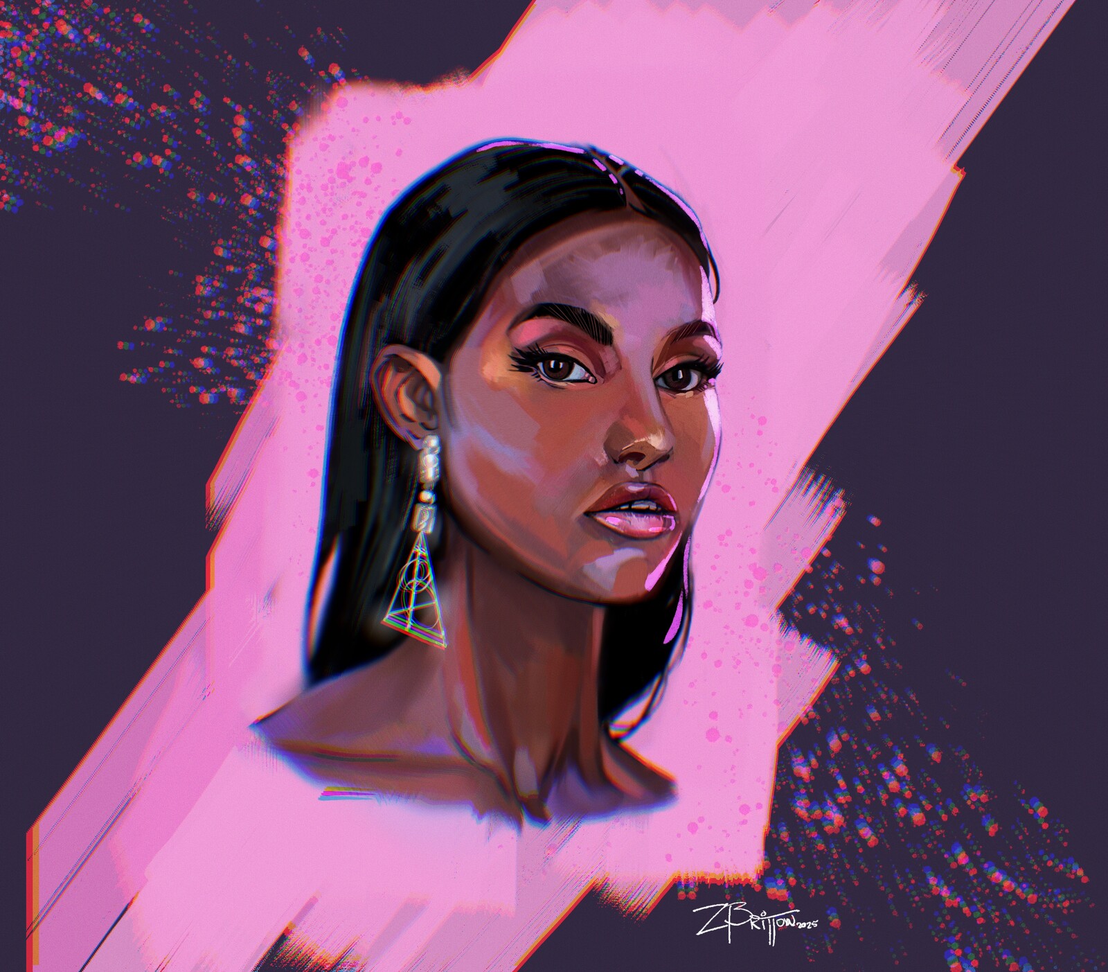Neon Stoicism — Portrait Study