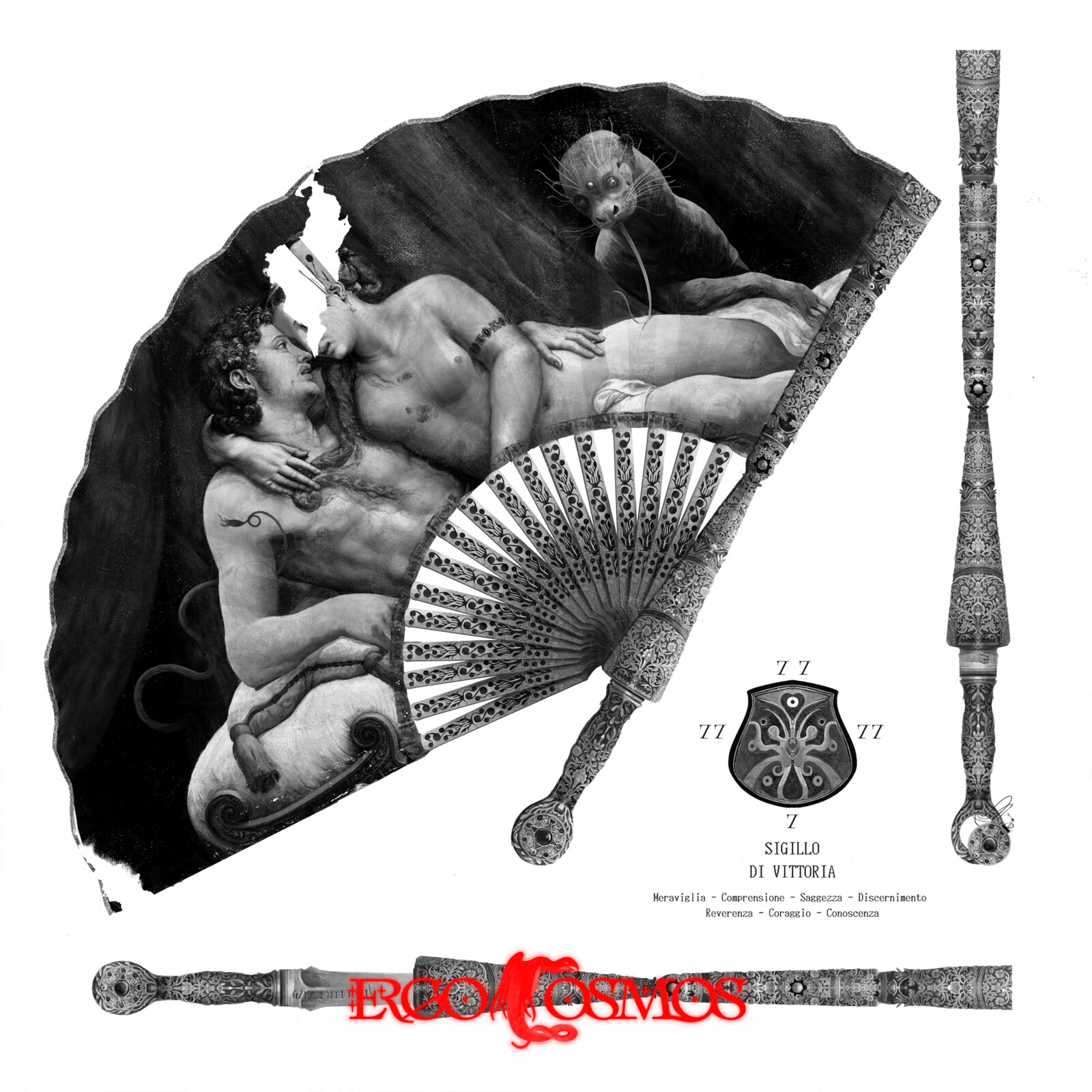 Ergo Cosmos: Spina Caesaris Ladies Fan 