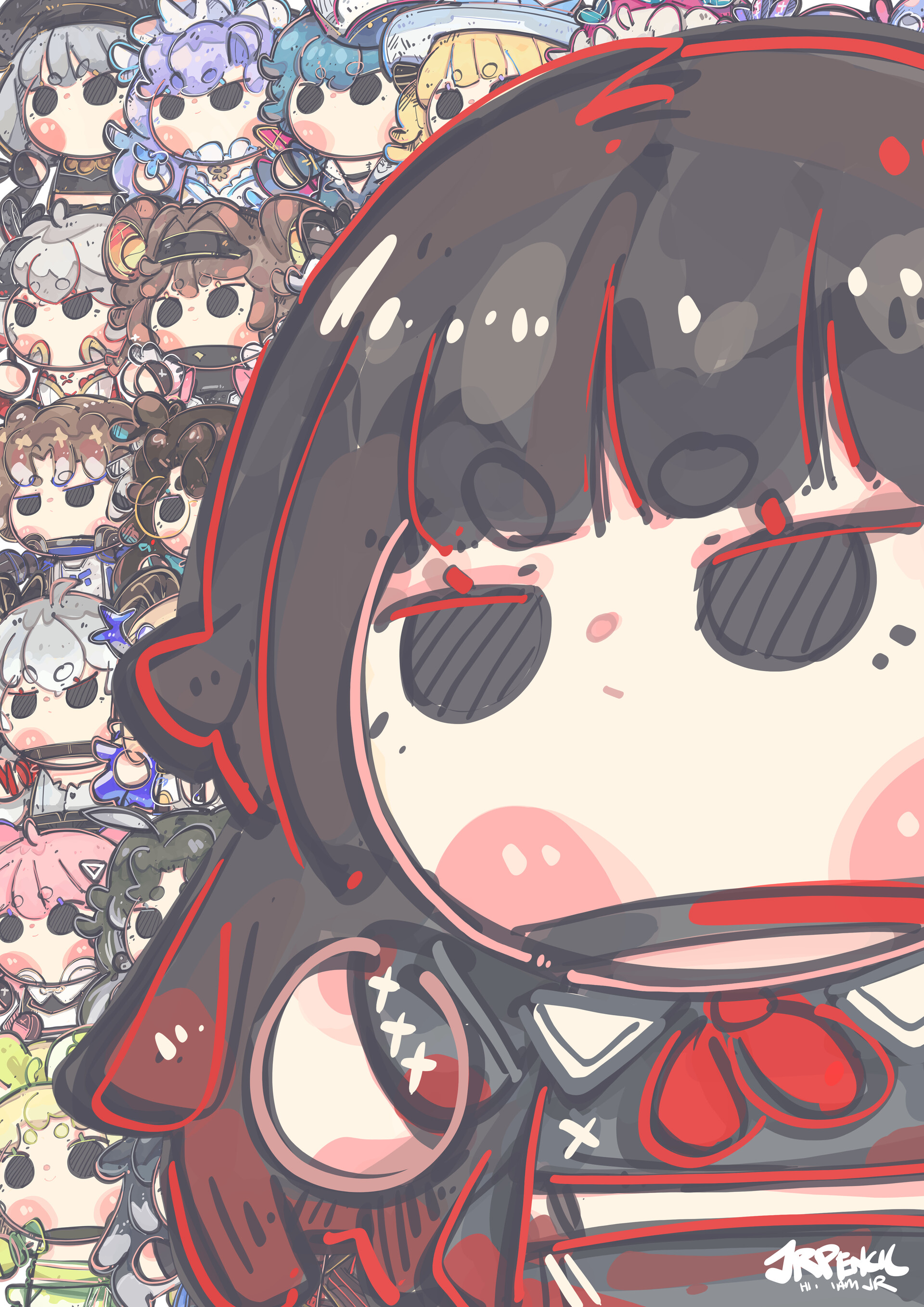 Jr Pencil - 2781 - 千咲 / Chisa 30 May 2025 #鸣潮 #千咲