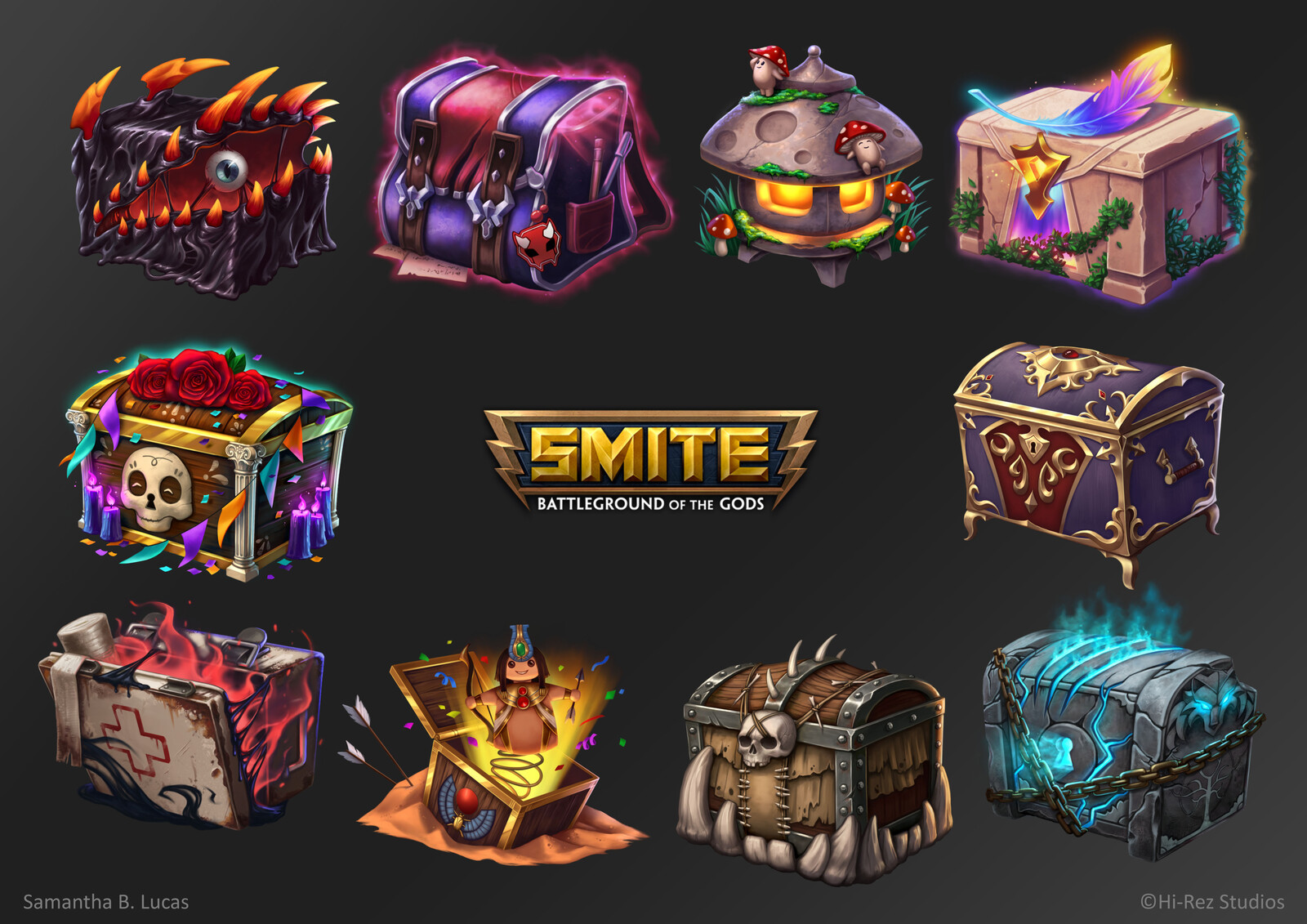 SMITE - 10 Chests