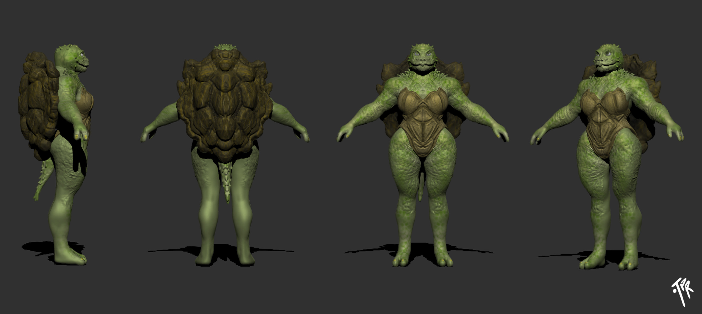 Character Sketch with some design changes