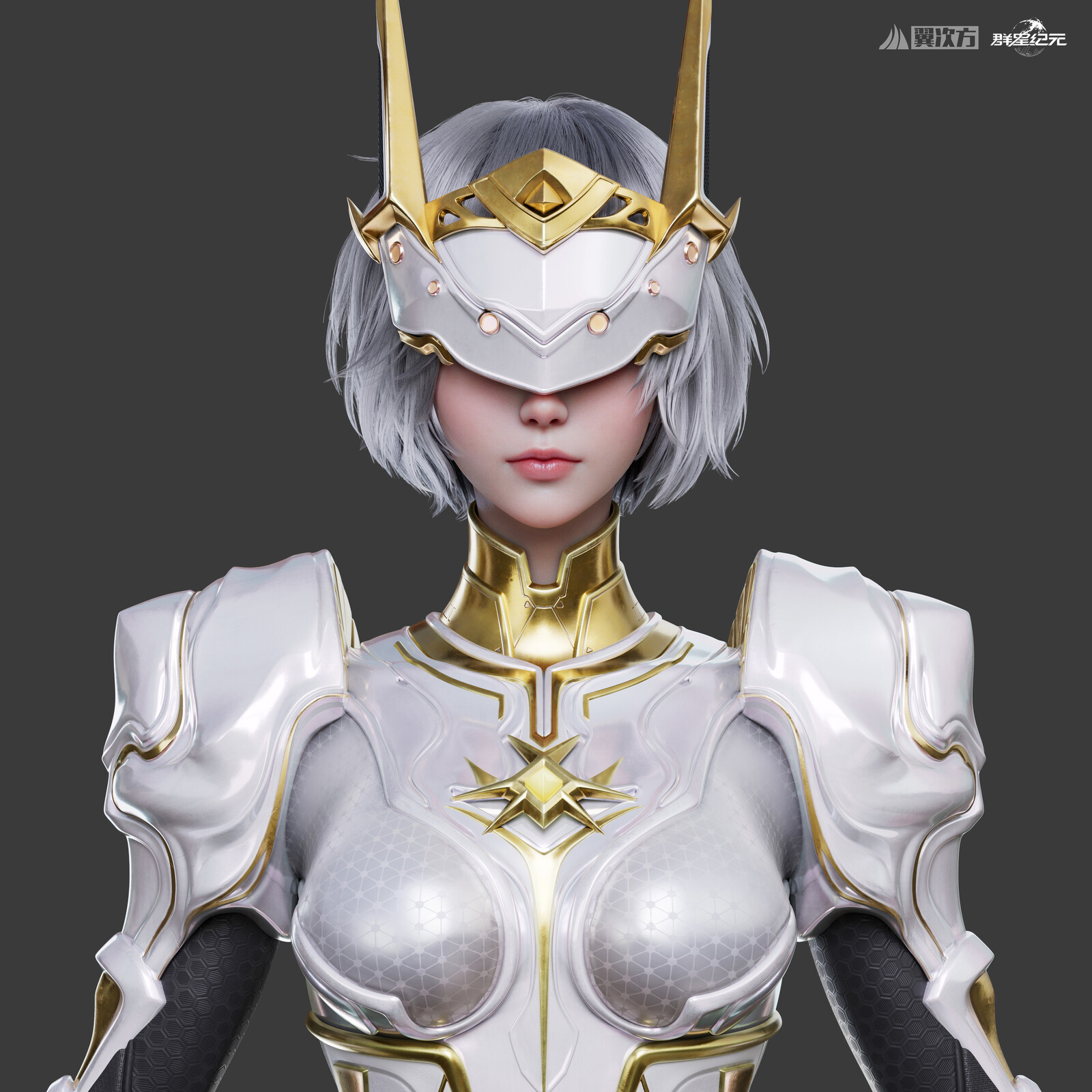 腾讯《群星纪元》项目角色-雅典娜