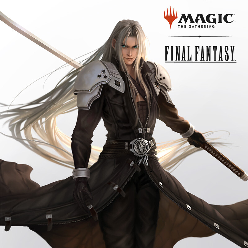 X*)様 セフィロスMAGIC: THE GATHERING FINAL FAN FINAL FANTASY Magic: The Gathering Sephiroth Atraxa Card