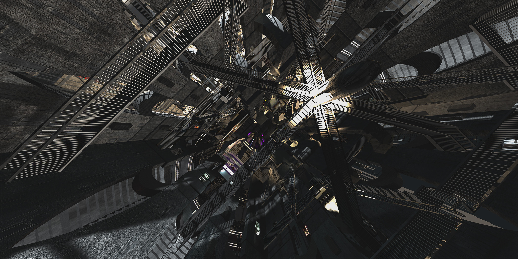 Virtual re-creation of Piranesi's 'Carceri'