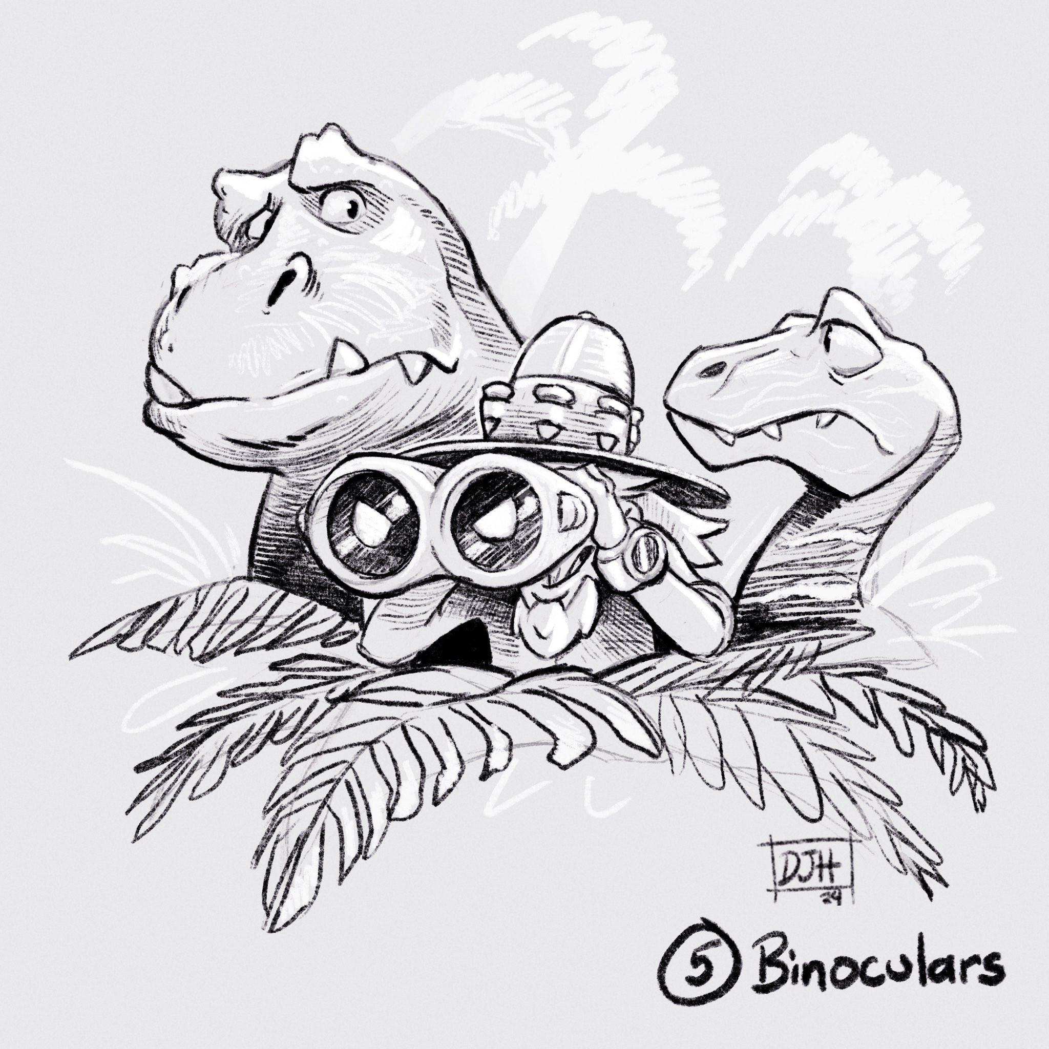 (5) - Binoculars
INKTOBER 2024