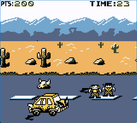 In-game Sample (GameBoy Color Mode) - Route 66