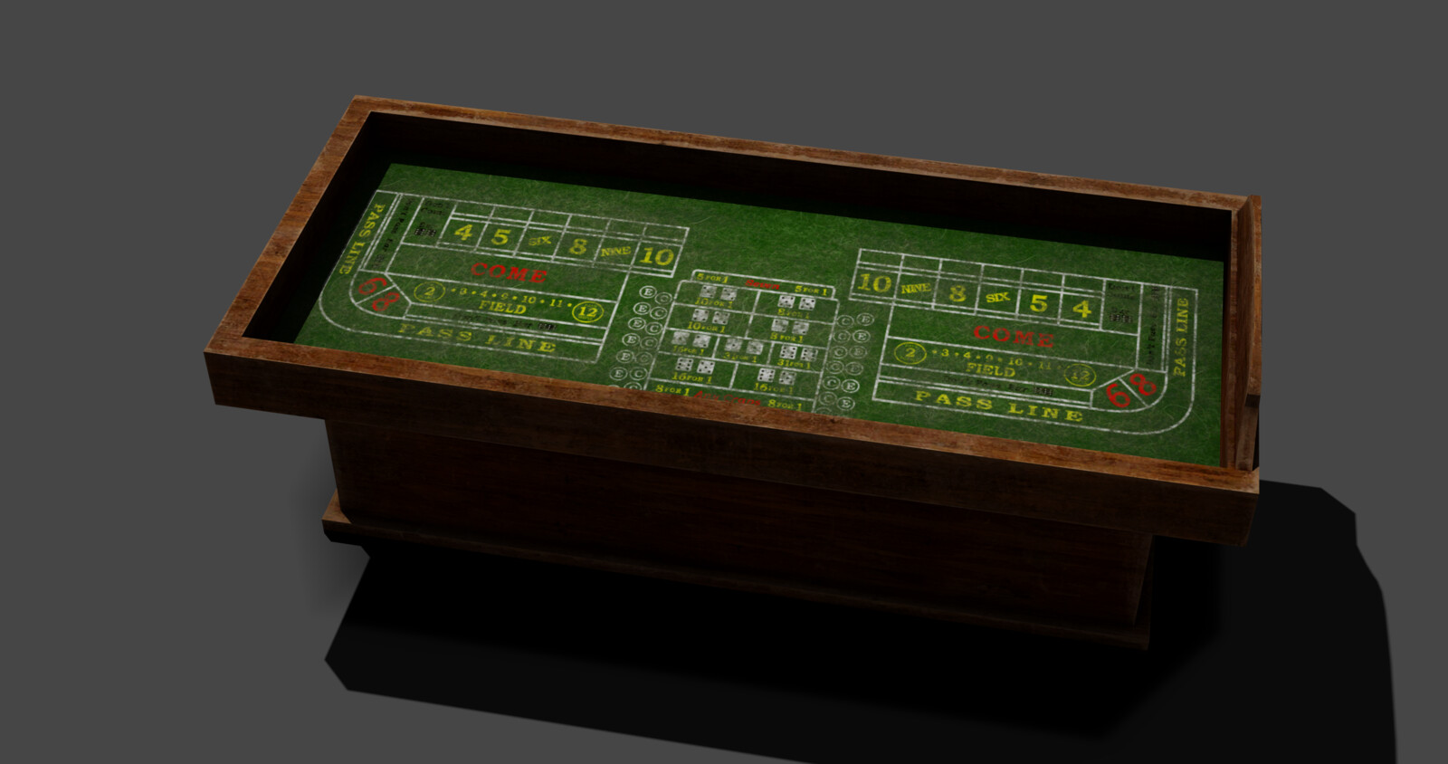 Craps Table, Fallout