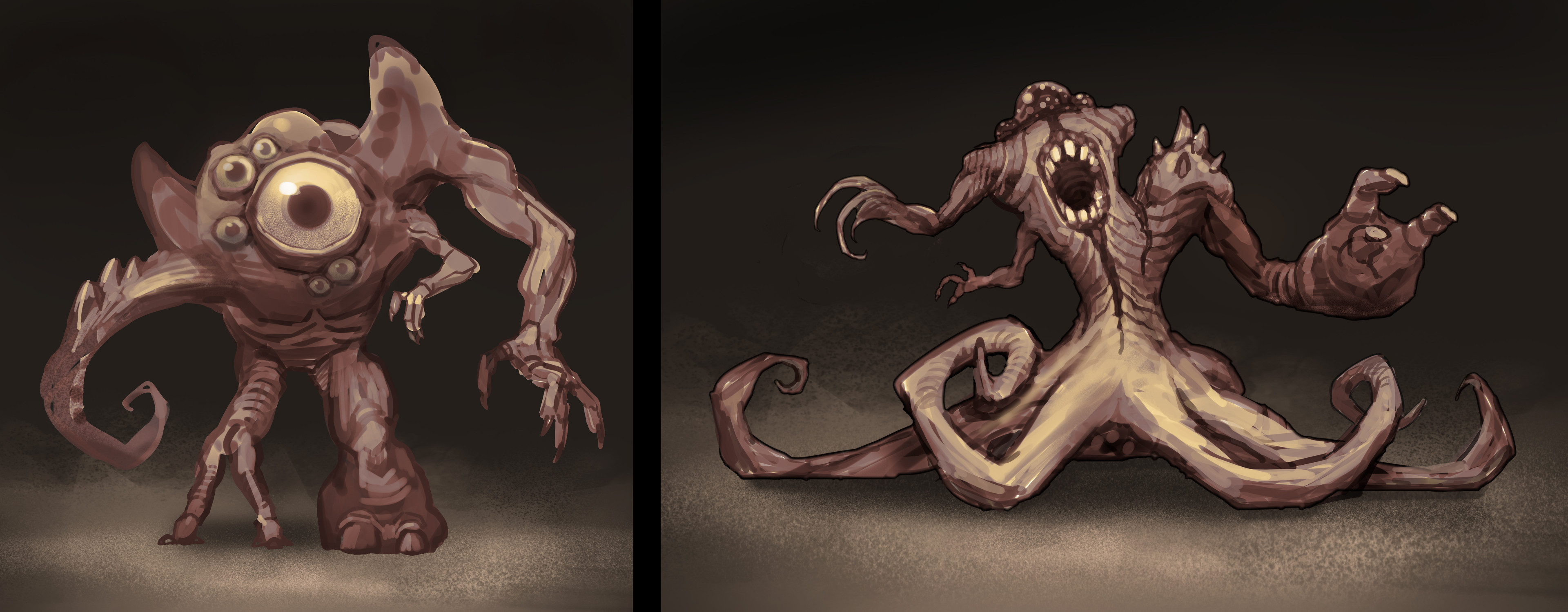 We created an enemy faction of creatures called the Entropy, whose corrupted DNA turns them into twisted abominations.