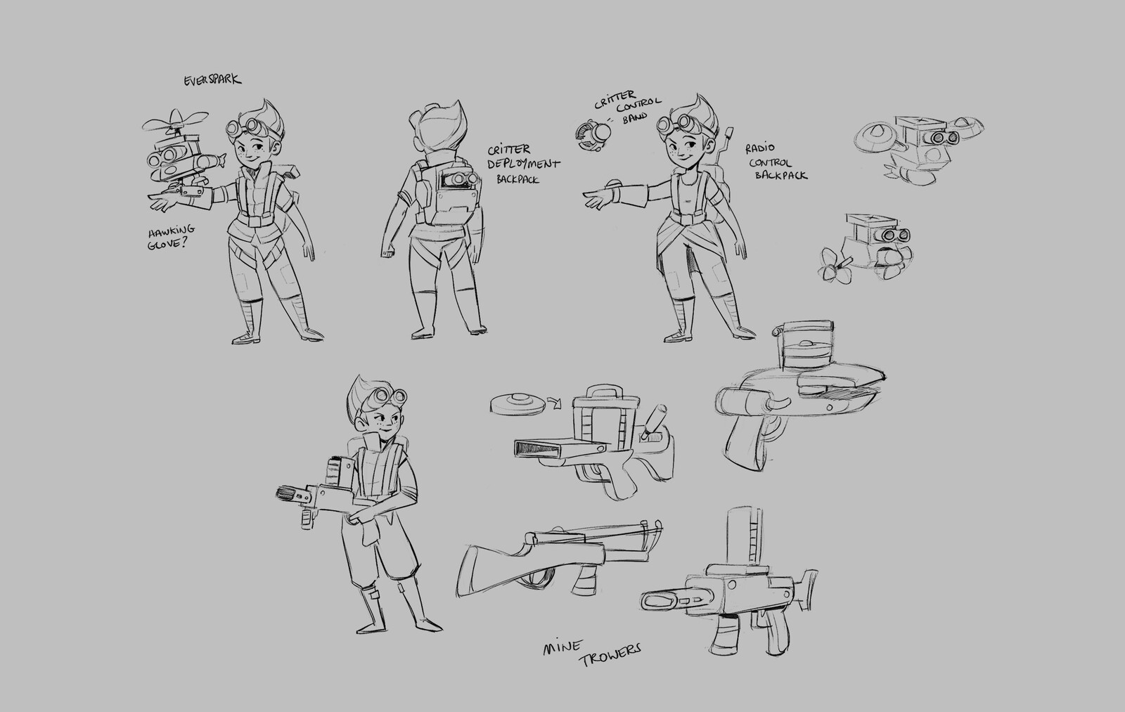 Character concepts - adapting original Boom Beach characters