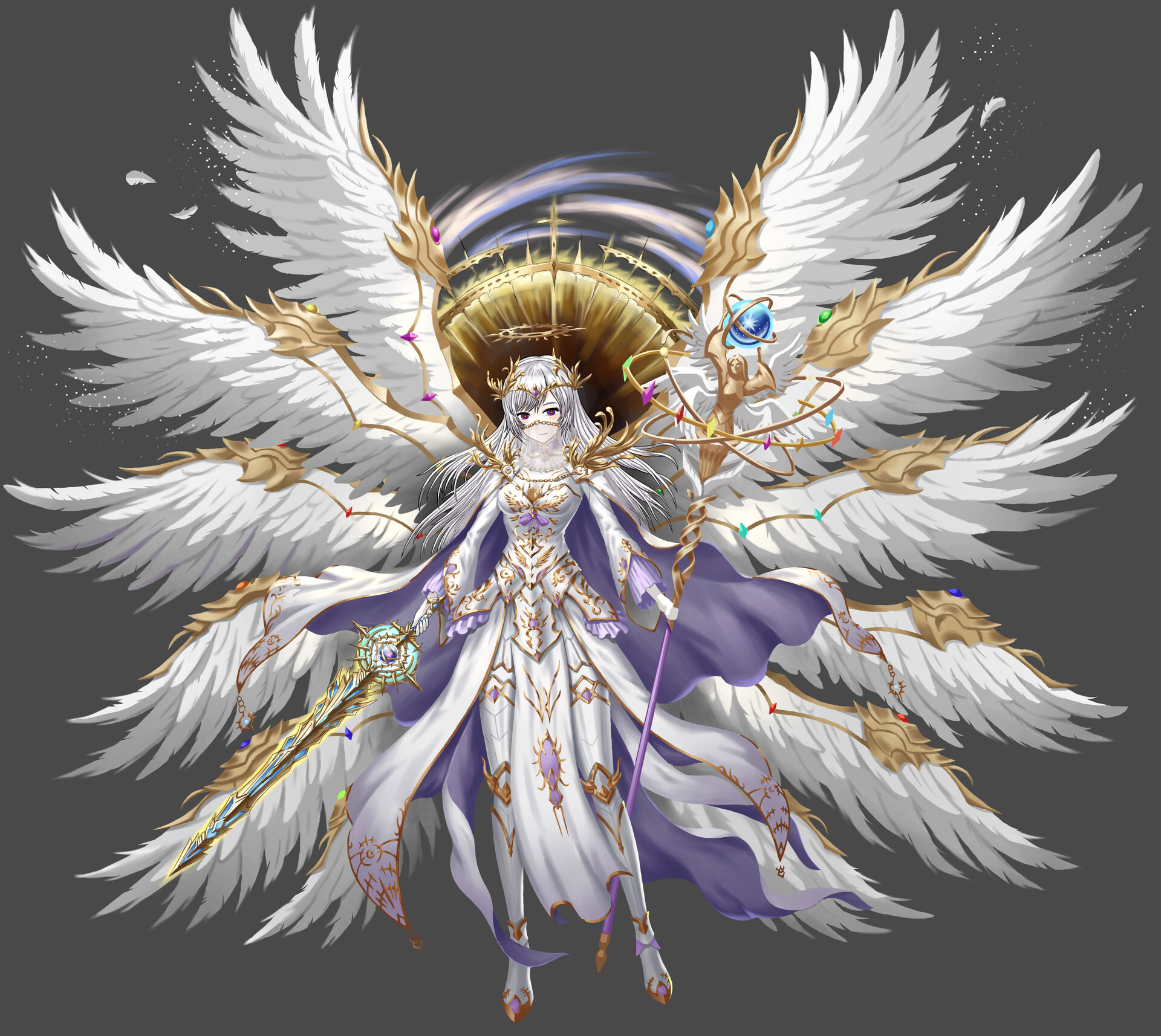 翼と天使 ArtStation - 十二翼天使