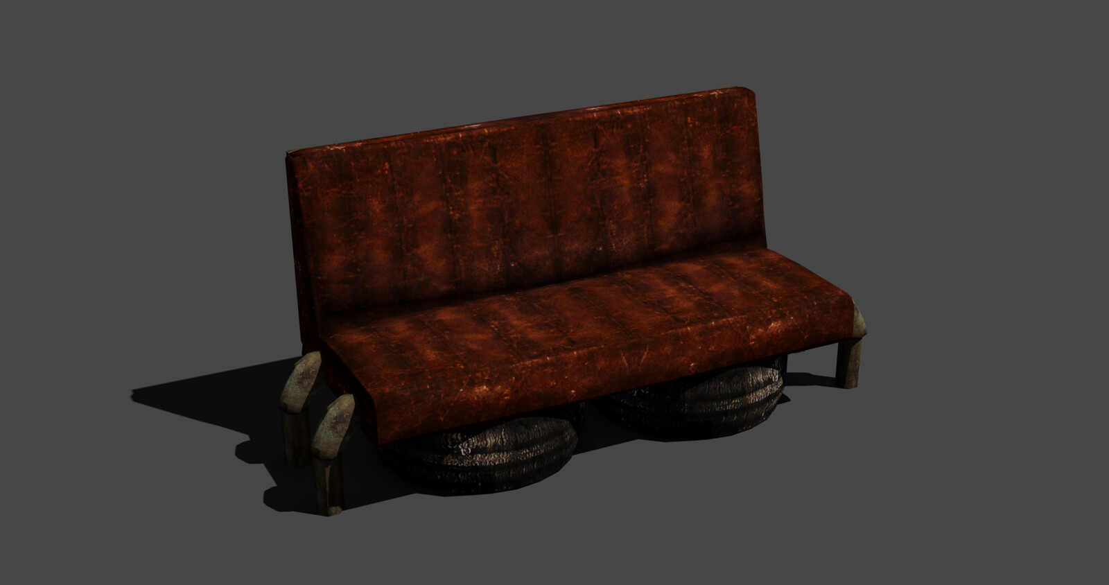 Vehicle Bench Couch, Fallout