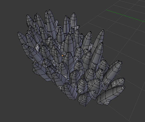 Finger coral wireframe