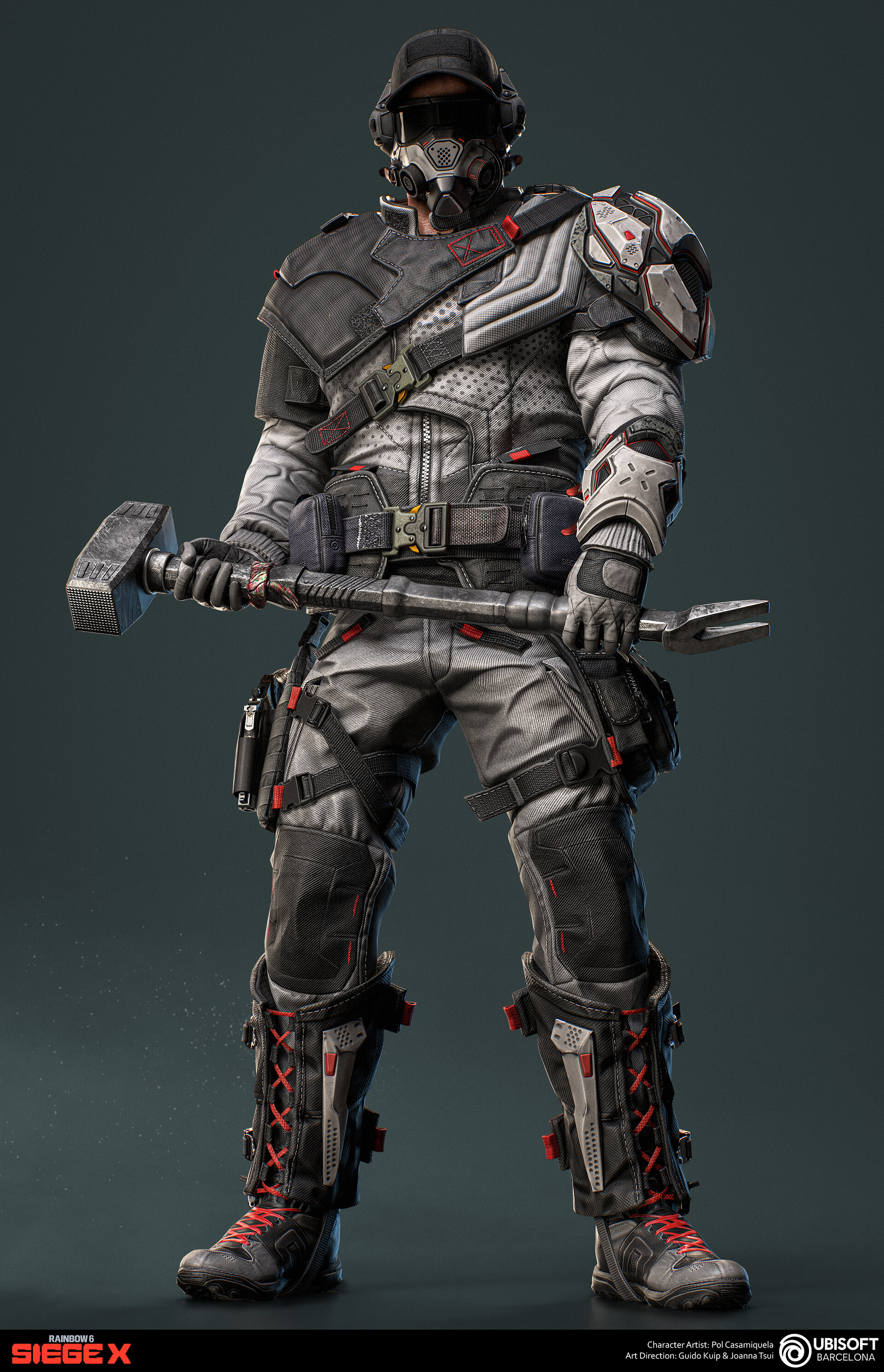 ArtStation Rainbow Six Siege X Sledge Battlepass Outfit