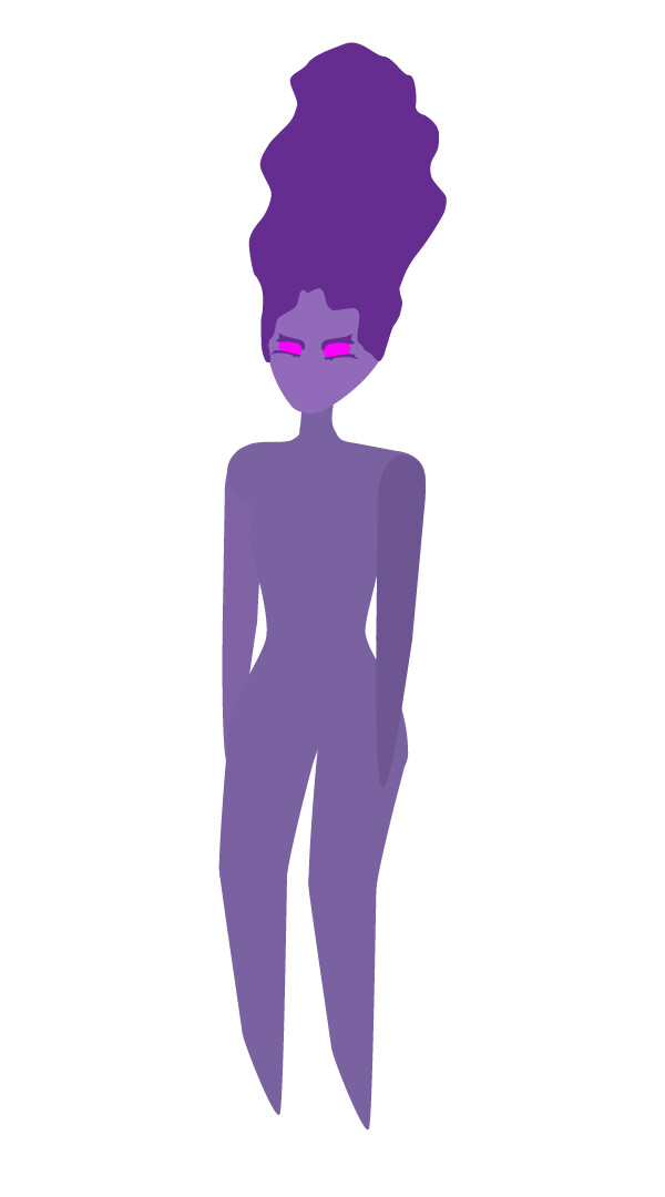 The full body version was also created in Illustrator and limbs set up for rigging