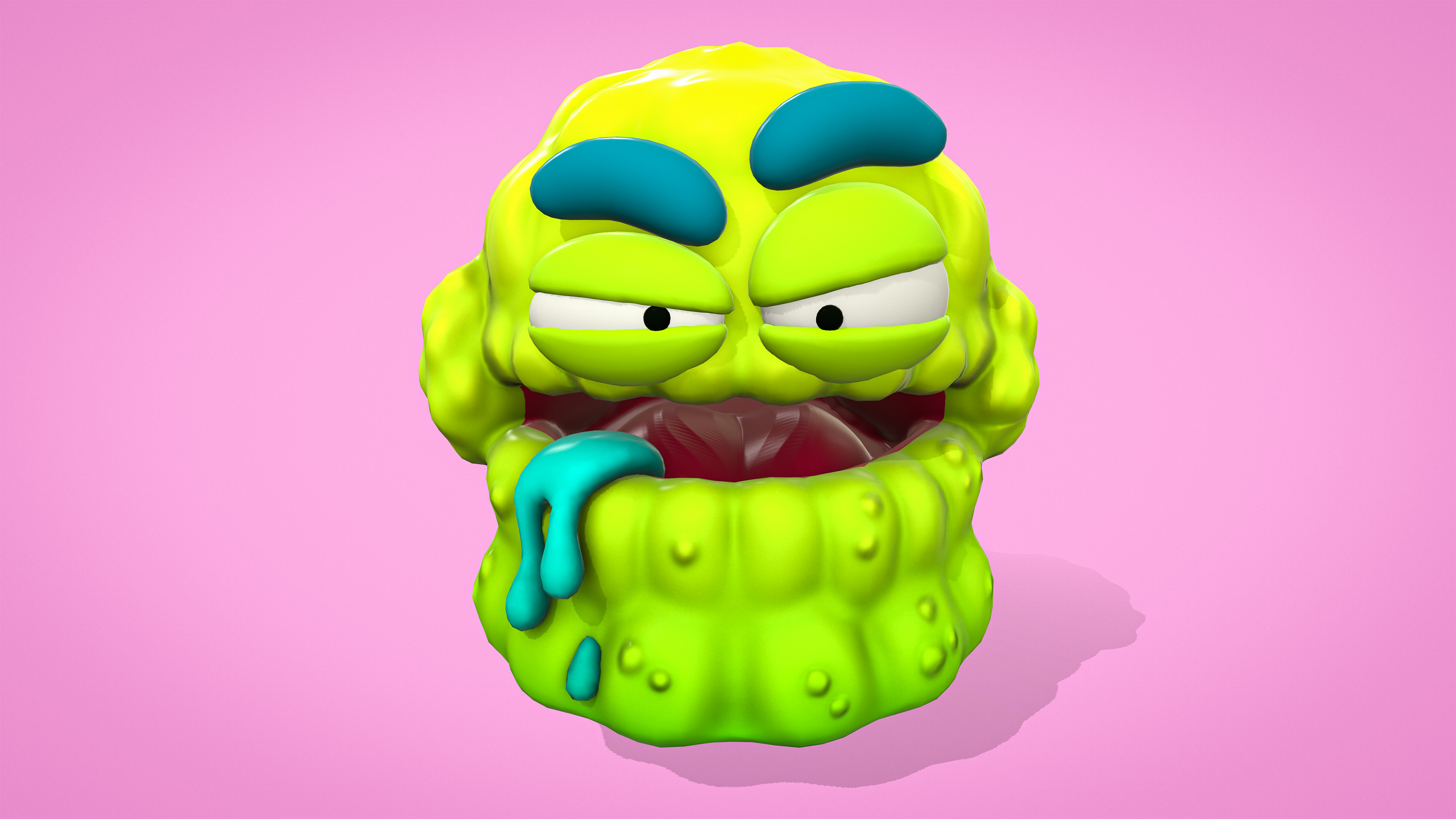 Gooey Head Retopo, Rig, and Texturing
Character Sculpt by Nathan Shorts
