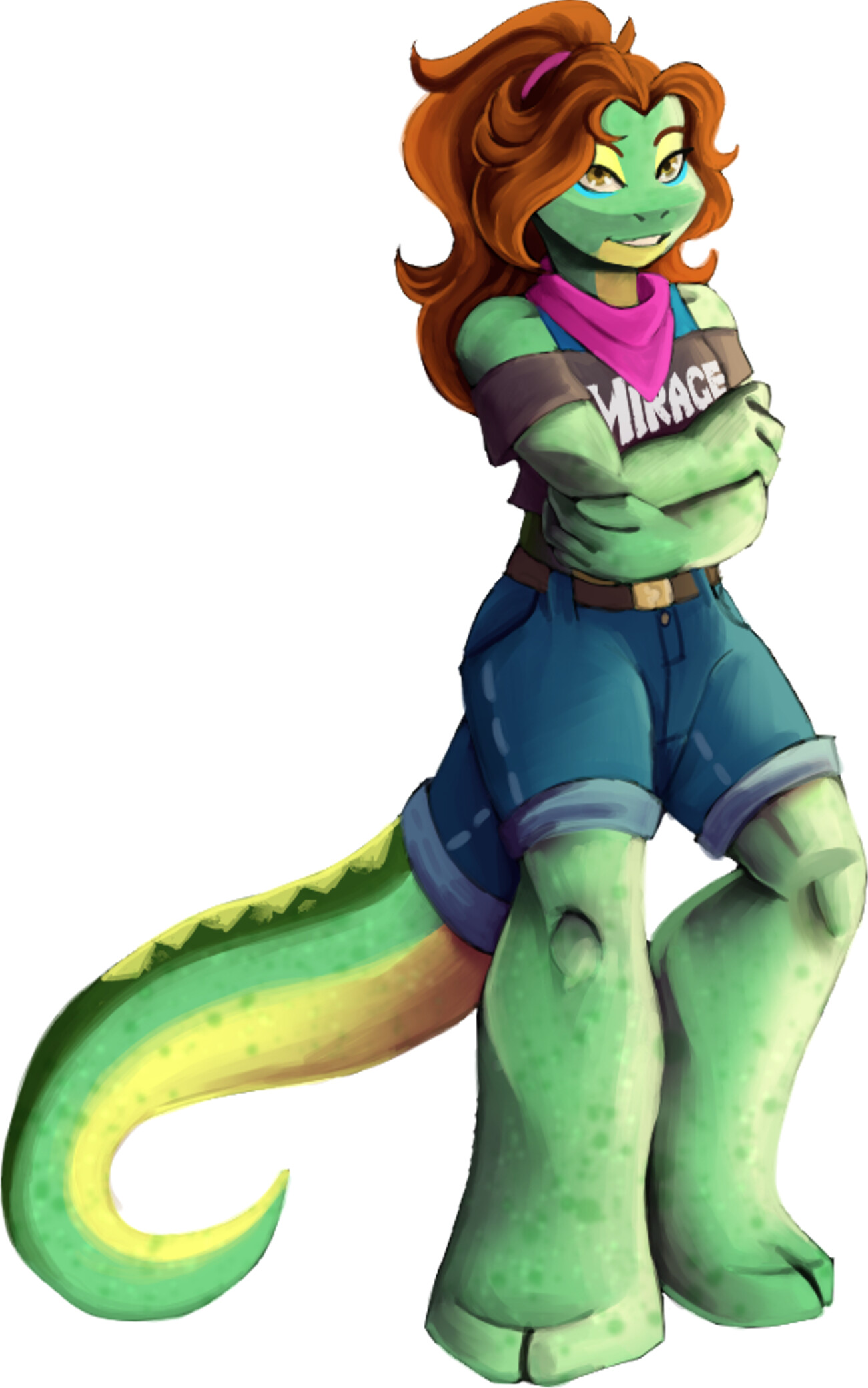 ArtStation - TMNT 2012 AU Mona Lisa, image size:1301x2080