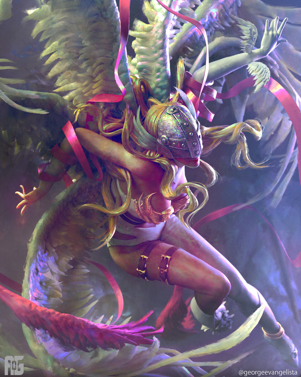 Angewomon and Lady Devimon