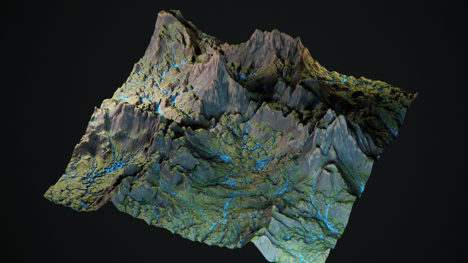 Background mountain 8k
