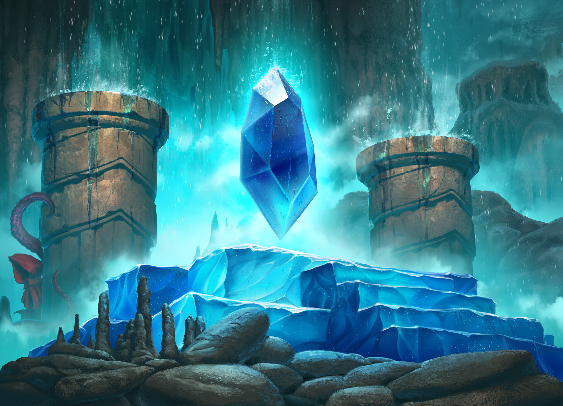 mtg final fantasy water crystal Disney Lorcana: Set 8 Reign of Jafar Illumineer's Quest main image 0