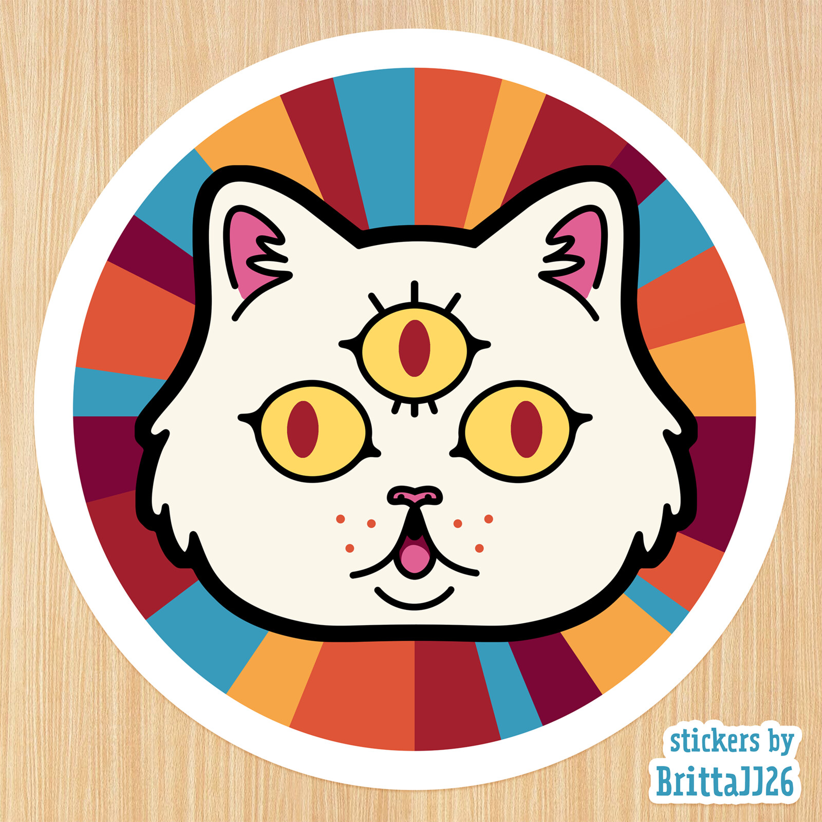 Stickers: Infinite Loop Cat