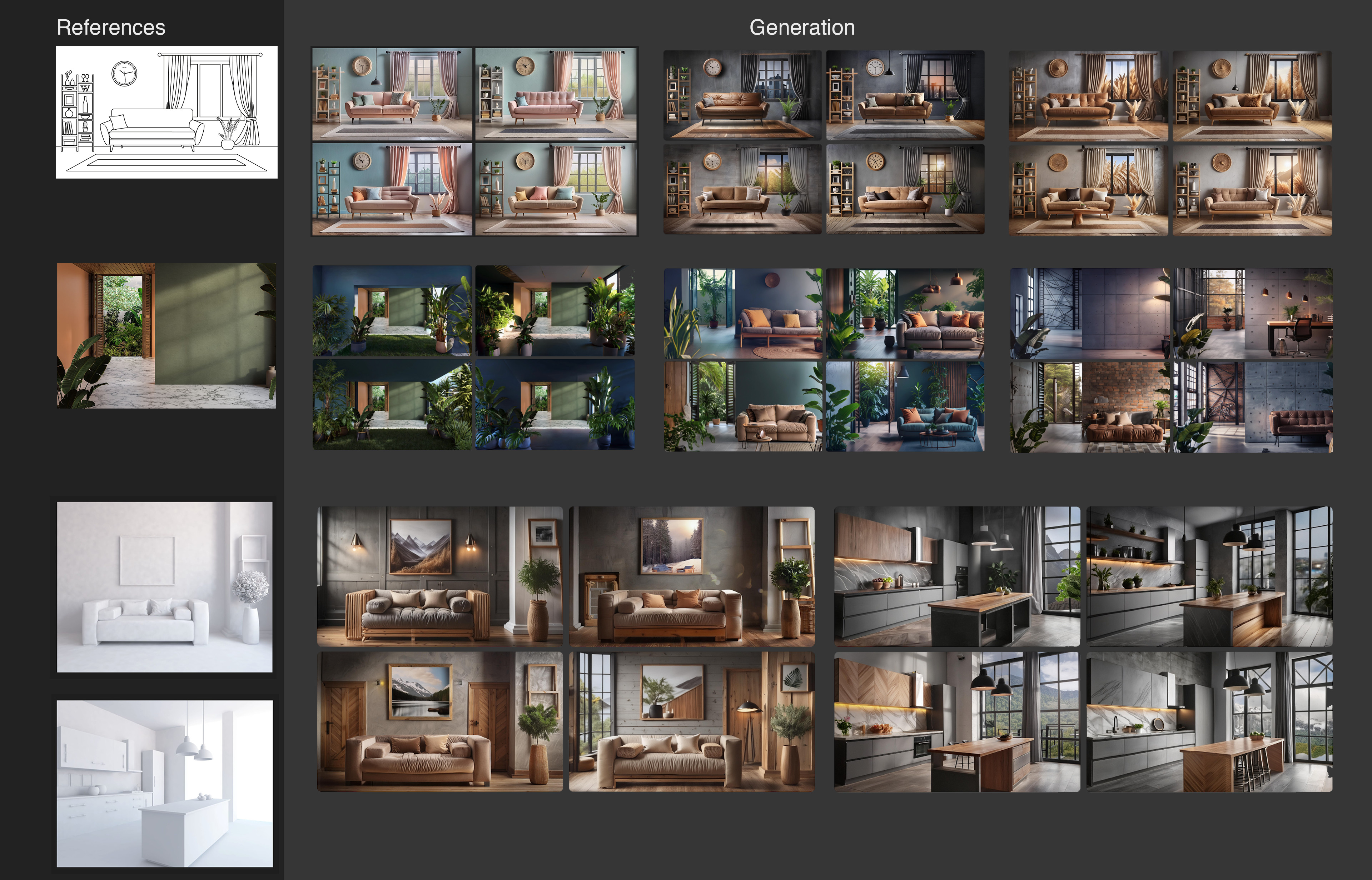 background images generation