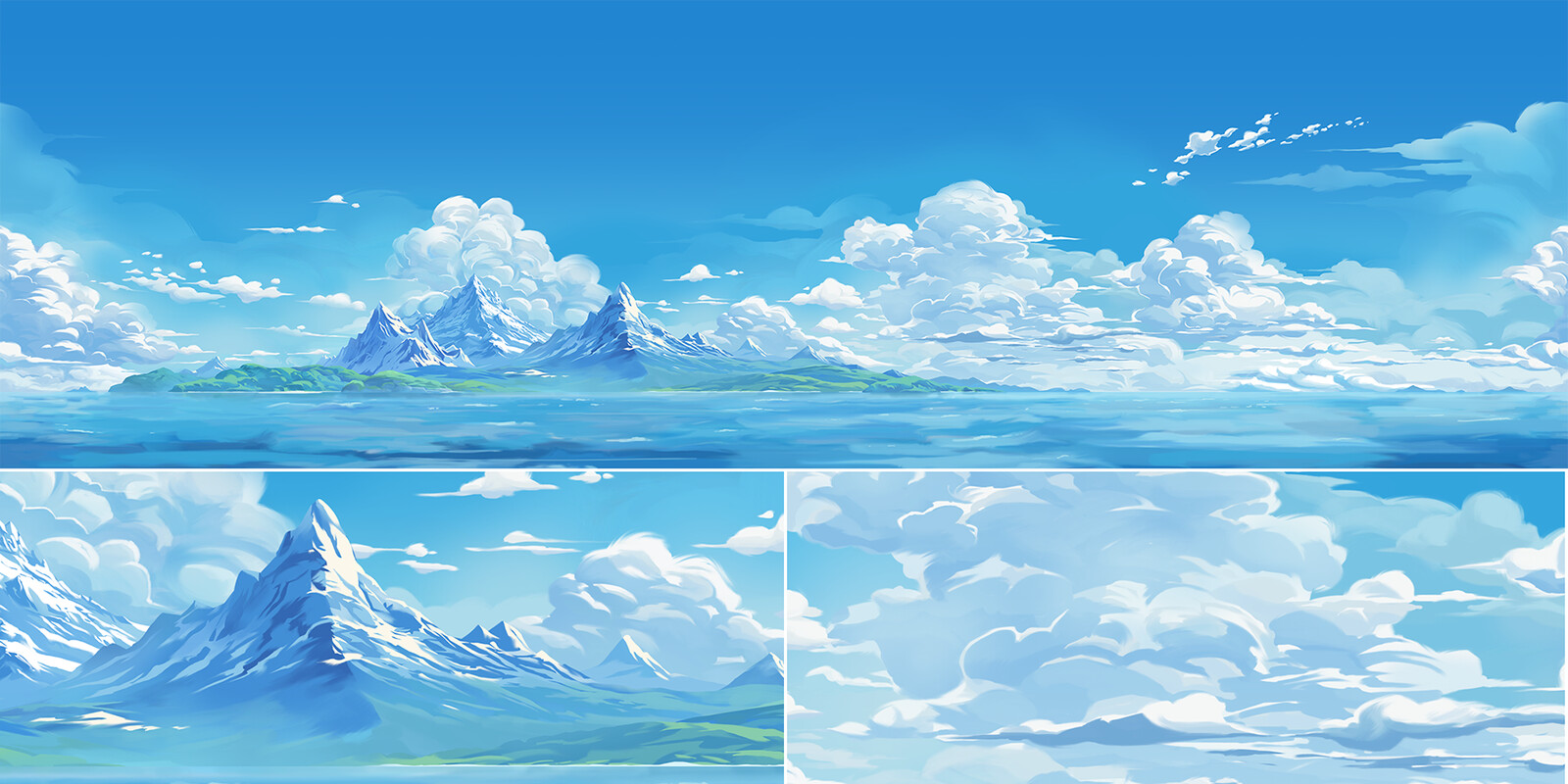 Skybox - painted in Photoshop