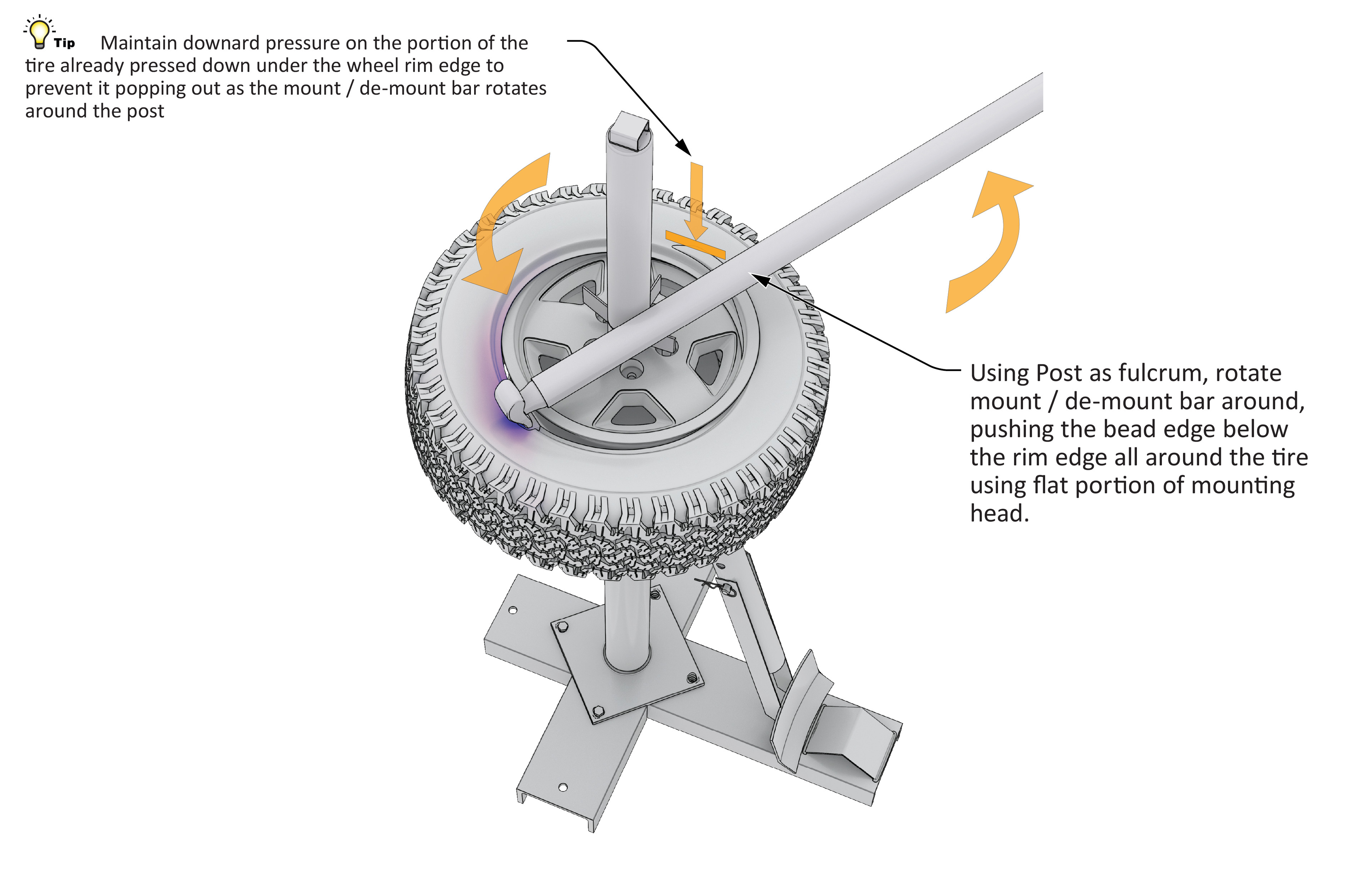 Used Procedural deformations to get the tire distorted correctly - not something one can do in CADD easily! This is why, though I have Keyshot (and now Blendshot - woo hoo!) chops and experience, I'm not using the CADD&gt;Keyshot pipeline.