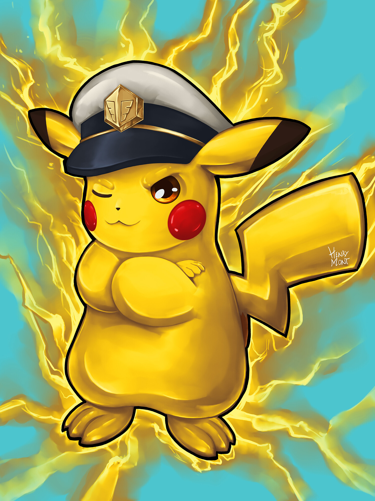 ArtStation - Captain Pikachu