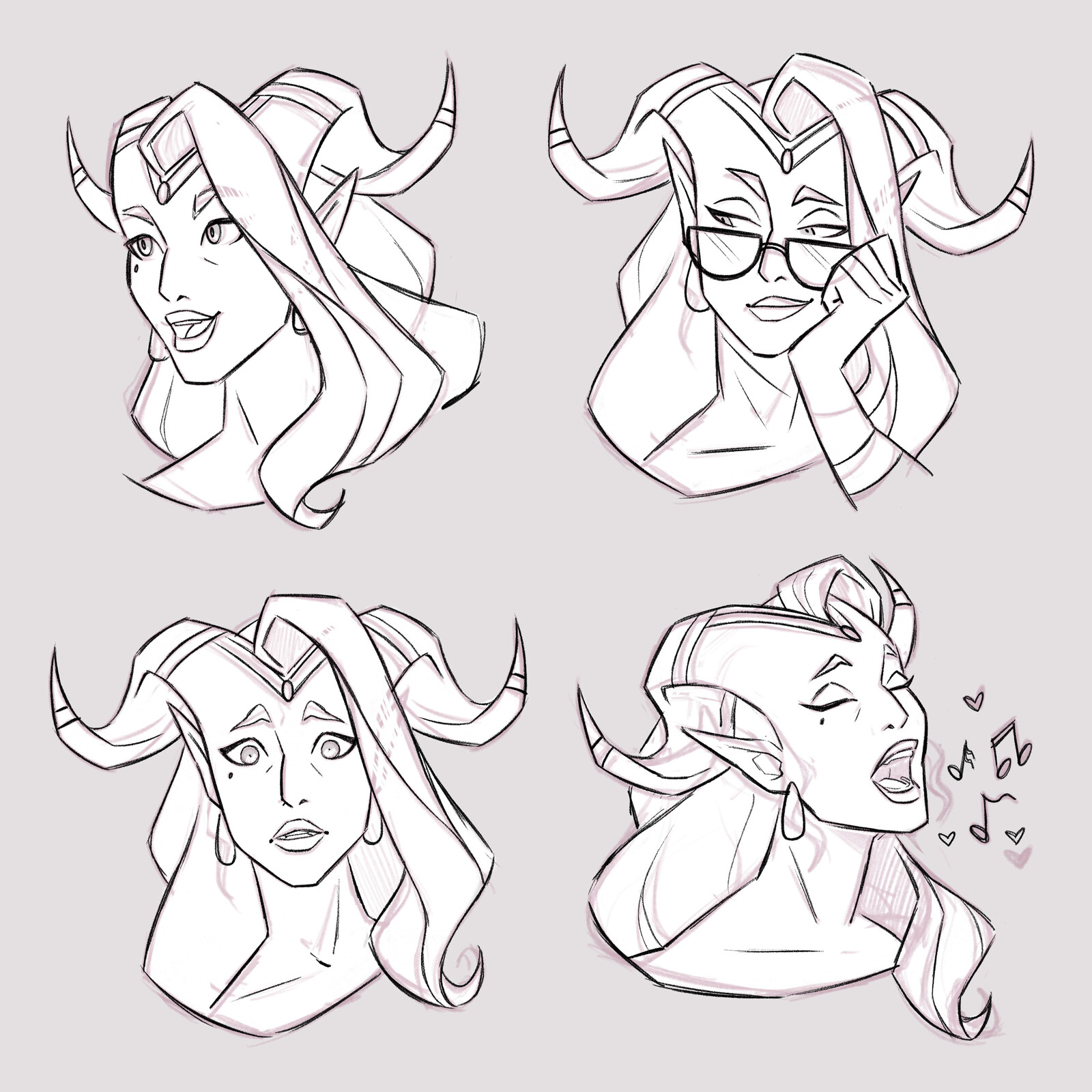Ruby of The Sea Sketches